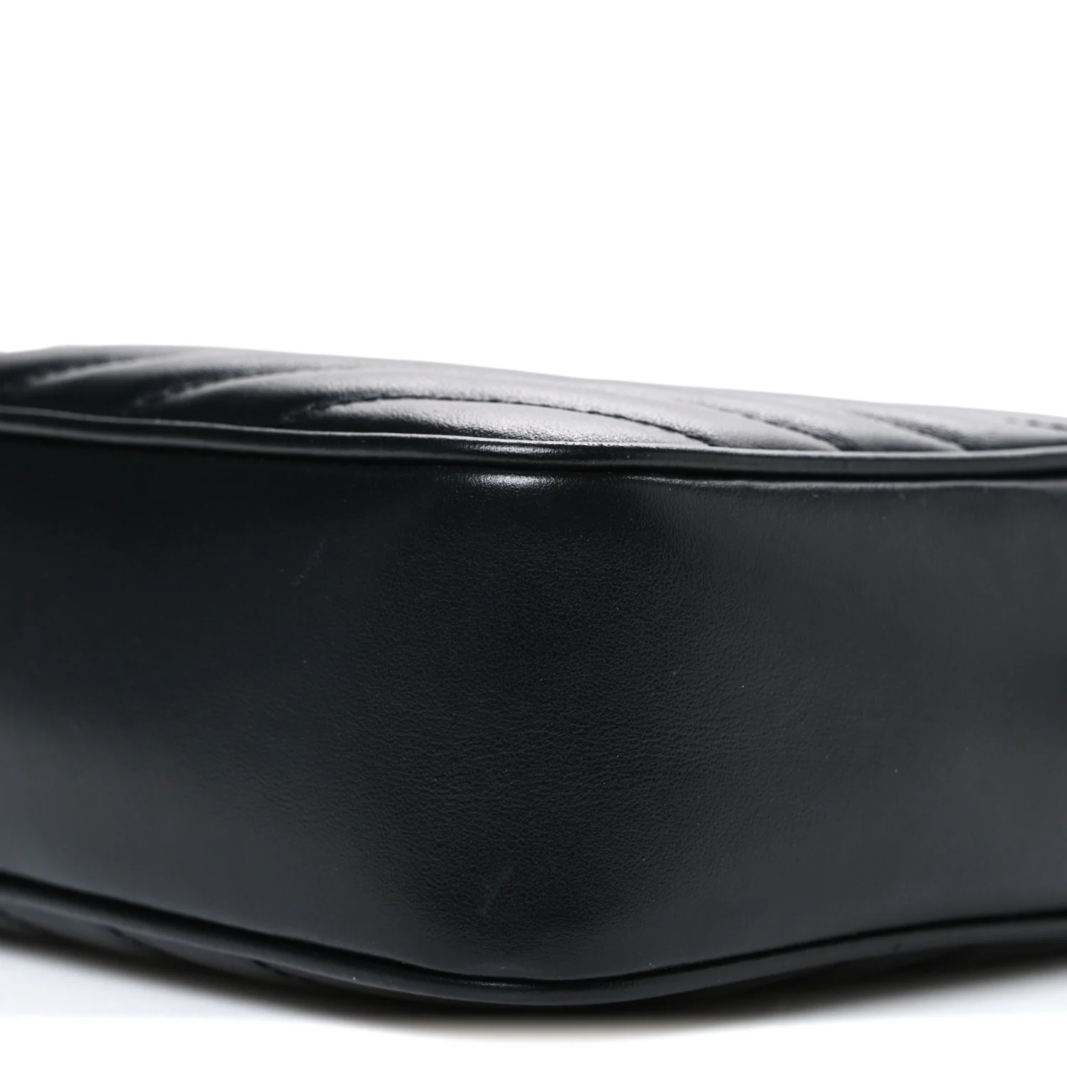Calfskin Matelasse Monogram Lou Camera Bag Black - Image 10