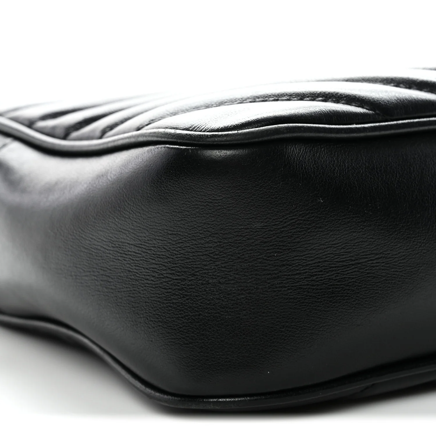 Calfskin Matelasse Monogram Lou Camera Bag Black - Image 9