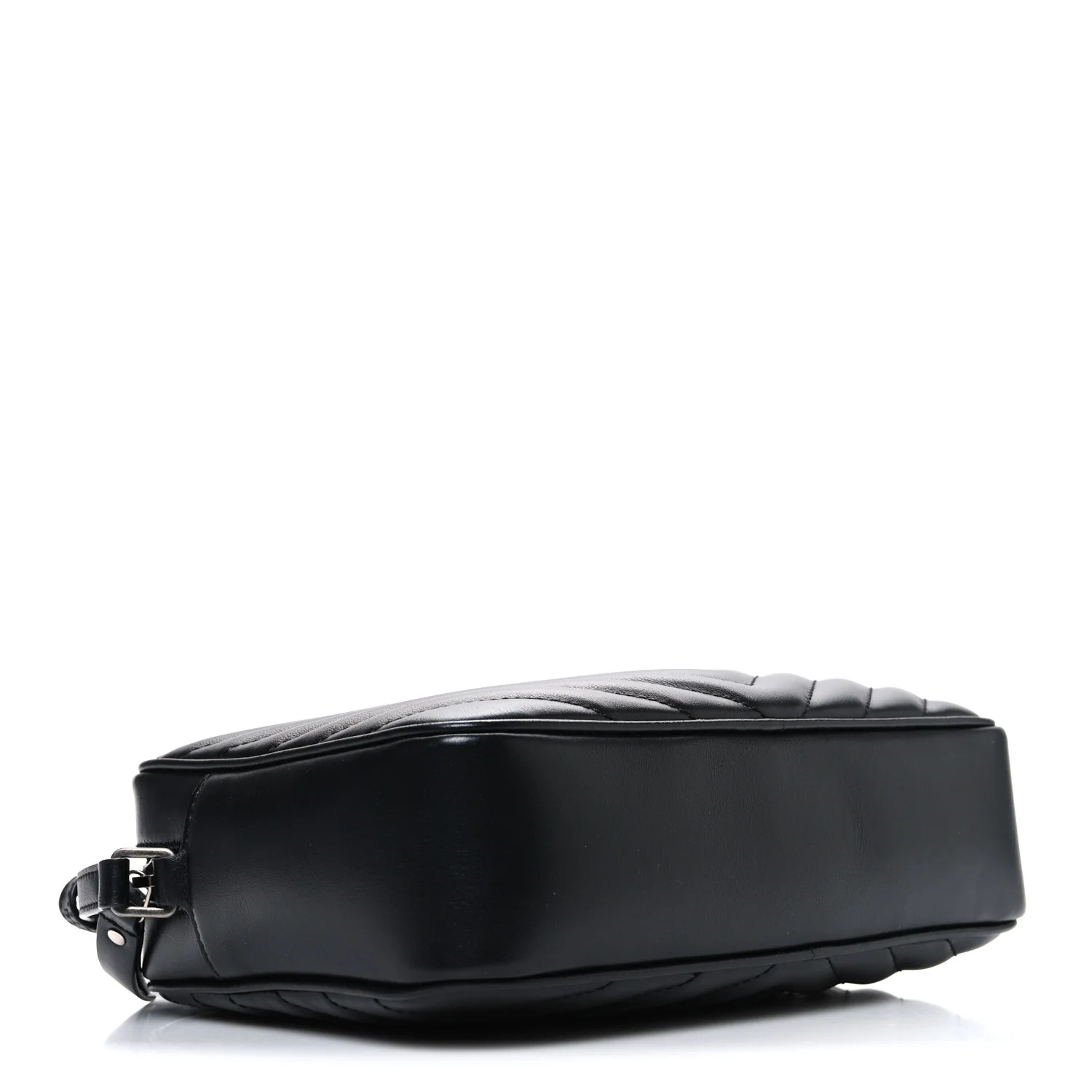 Calfskin Matelasse Monogram Lou Camera Bag Black - Image 4