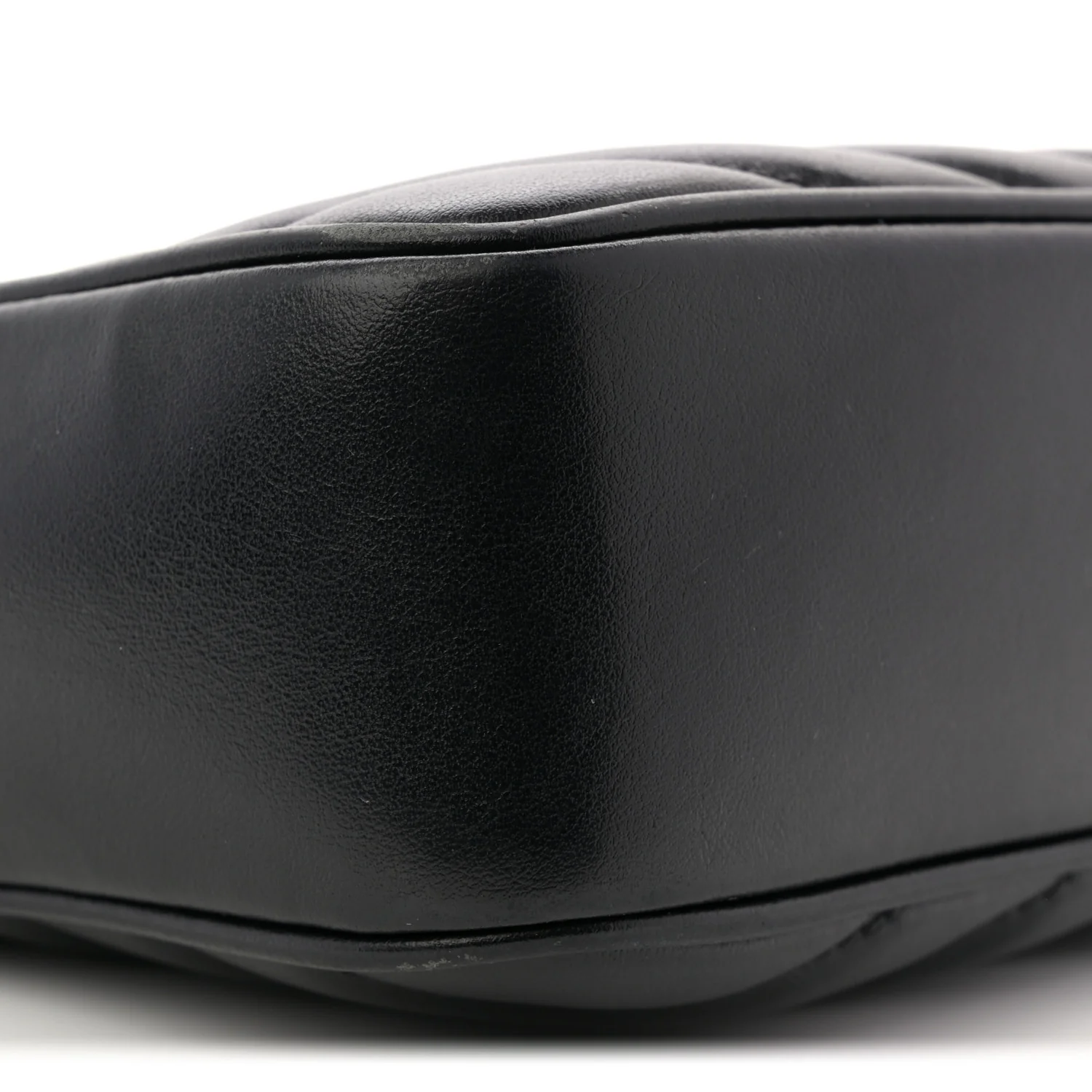 Calfskin Matelasse Monogram Lou Camera Bag Black - Image 9