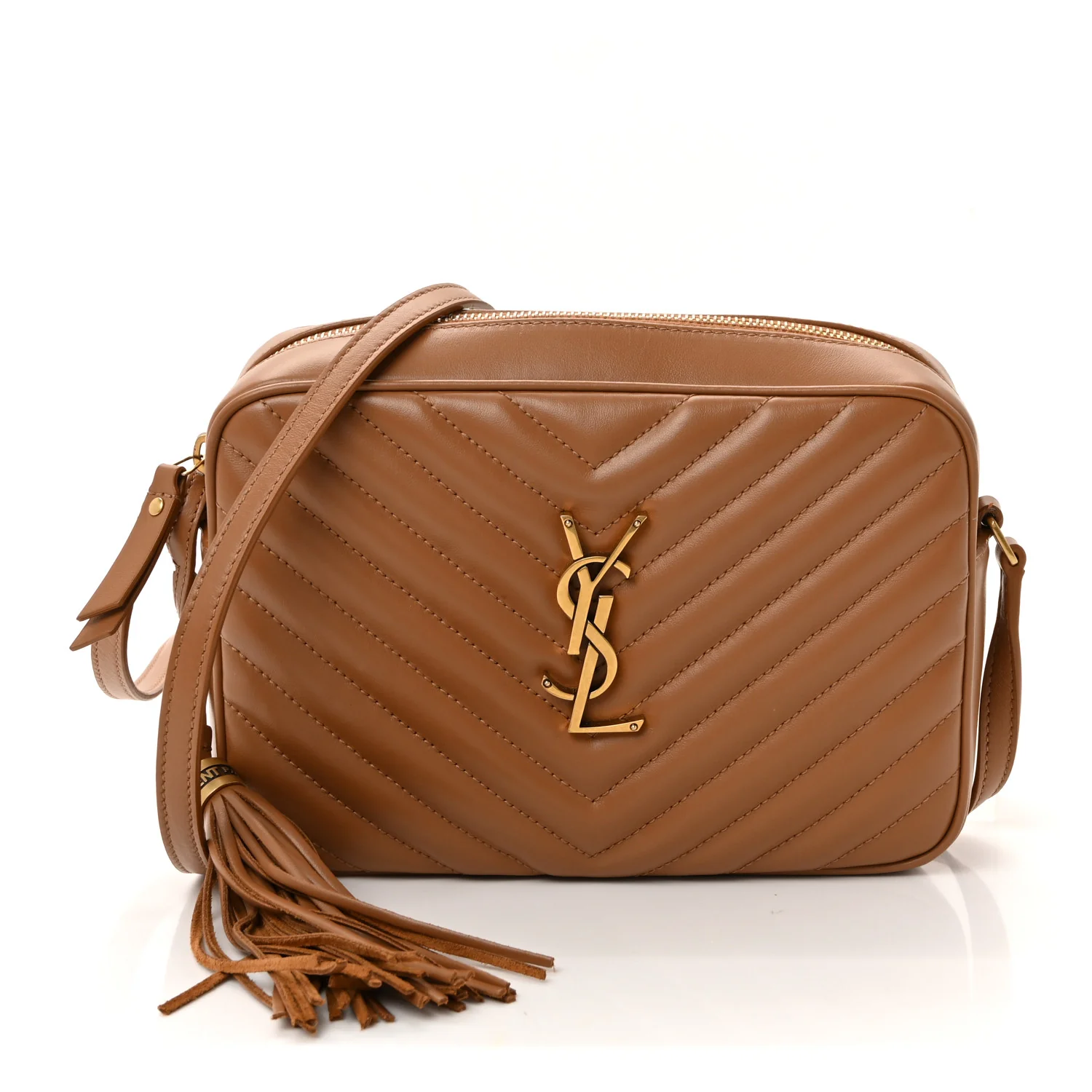 Calfskin Matelasse Monogram Lou Camera Bag Cinnamon