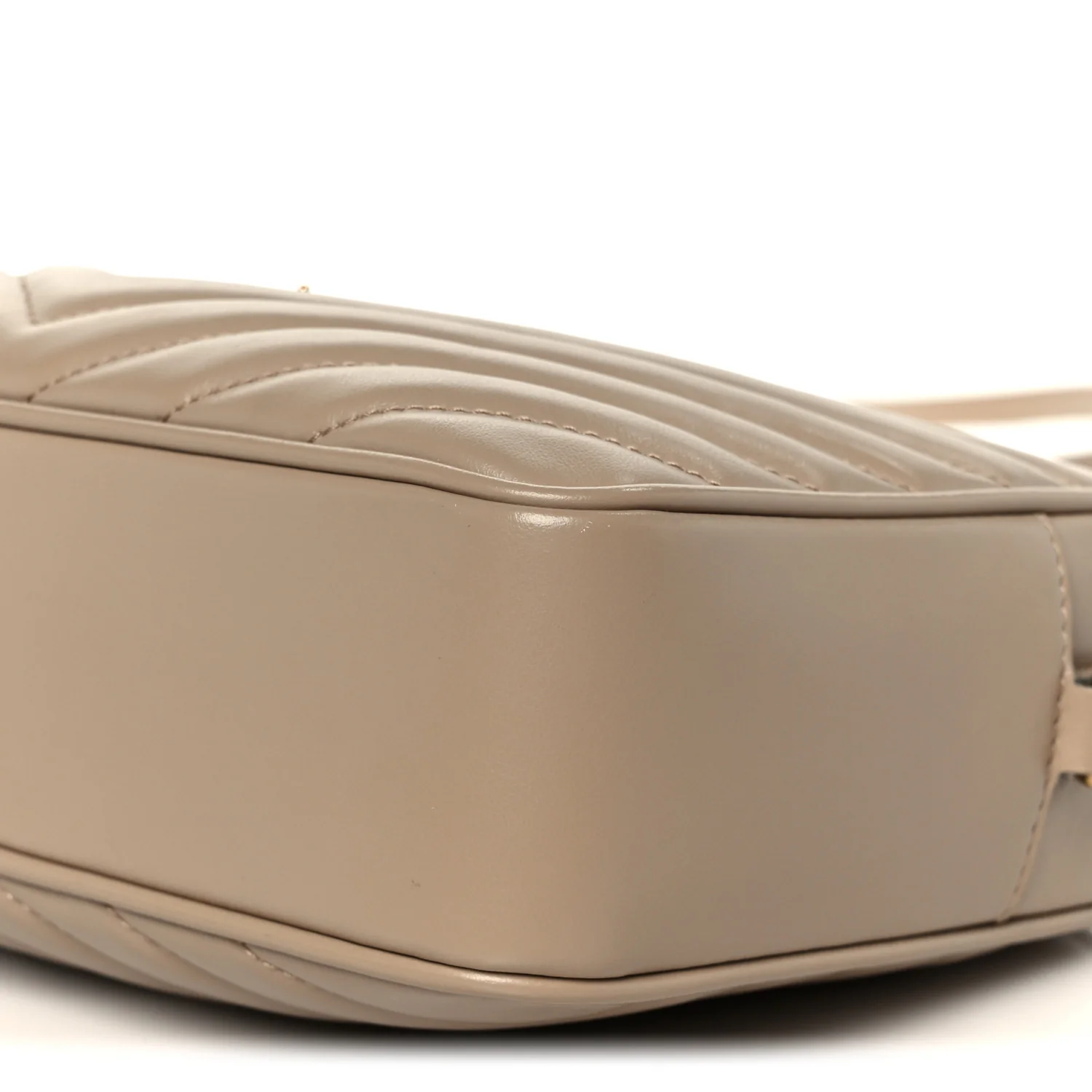 Calfskin Matelasse Monogram Lou Camera Bag Dark Beige - Image 10