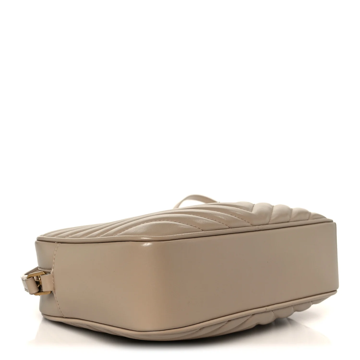 Calfskin Matelasse Monogram Lou Camera Bag Dark Beige - Image 4