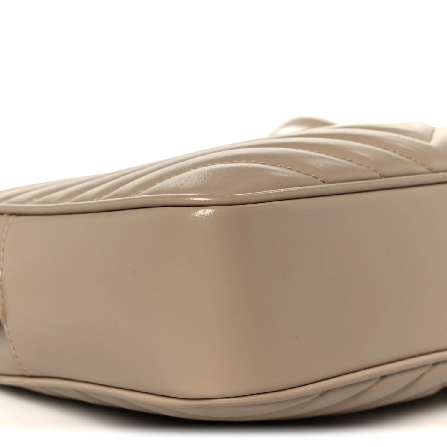 Calfskin Matelasse Monogram Lou Camera Bag Dark Beige - Image 9