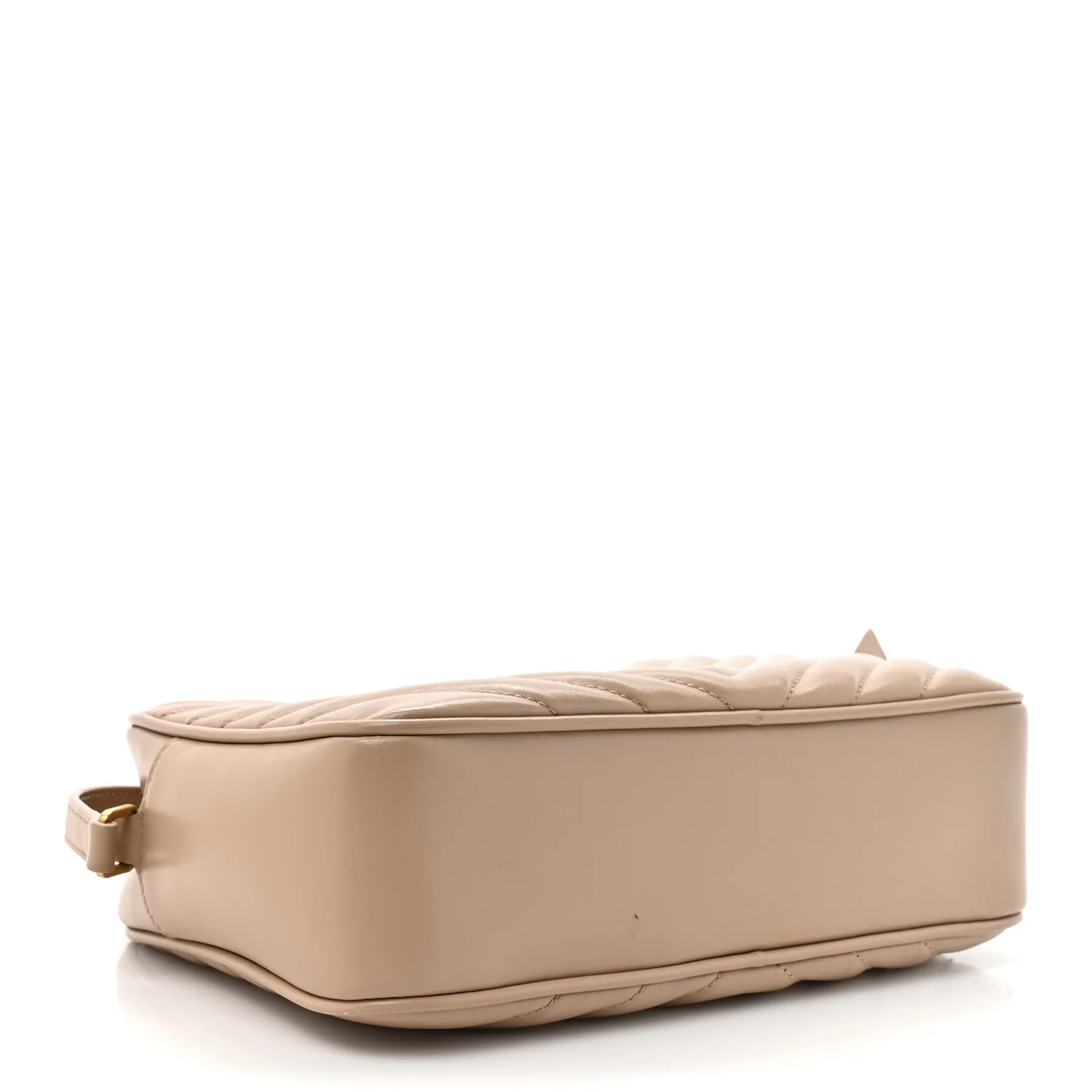 Calfskin Matelasse Monogram Lou Camera Bag Dark Beige - Image 4