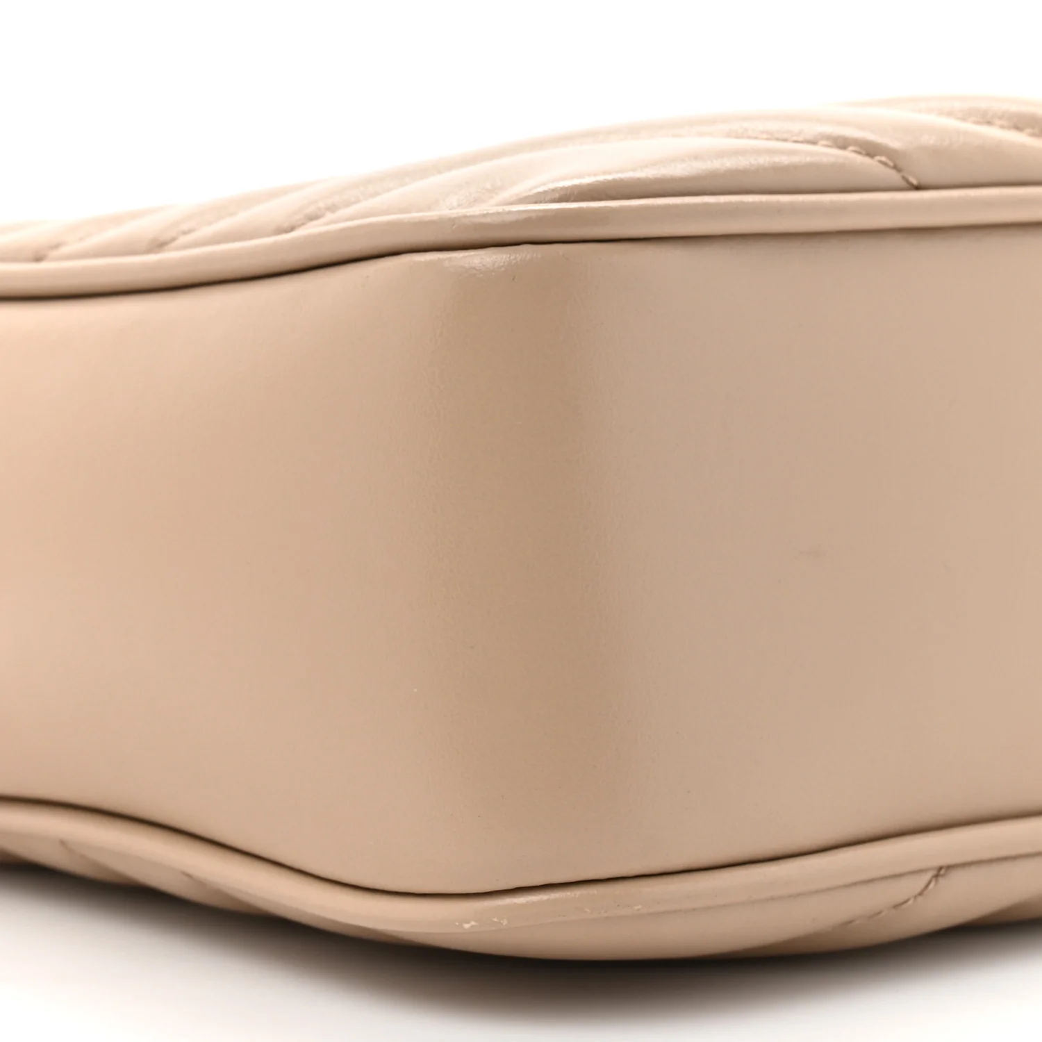 Calfskin Matelasse Monogram Lou Camera Bag Dark Beige - Image 9