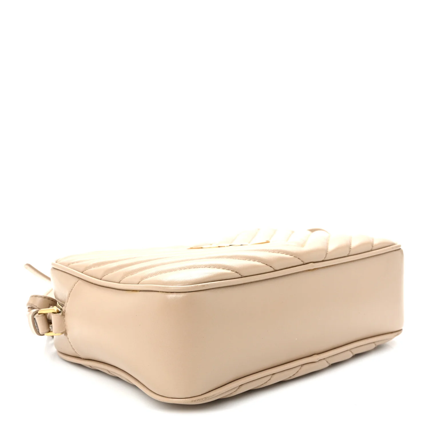 Calfskin Matelasse Monogram Lou Camera Bag Dark Beige - Image 4
