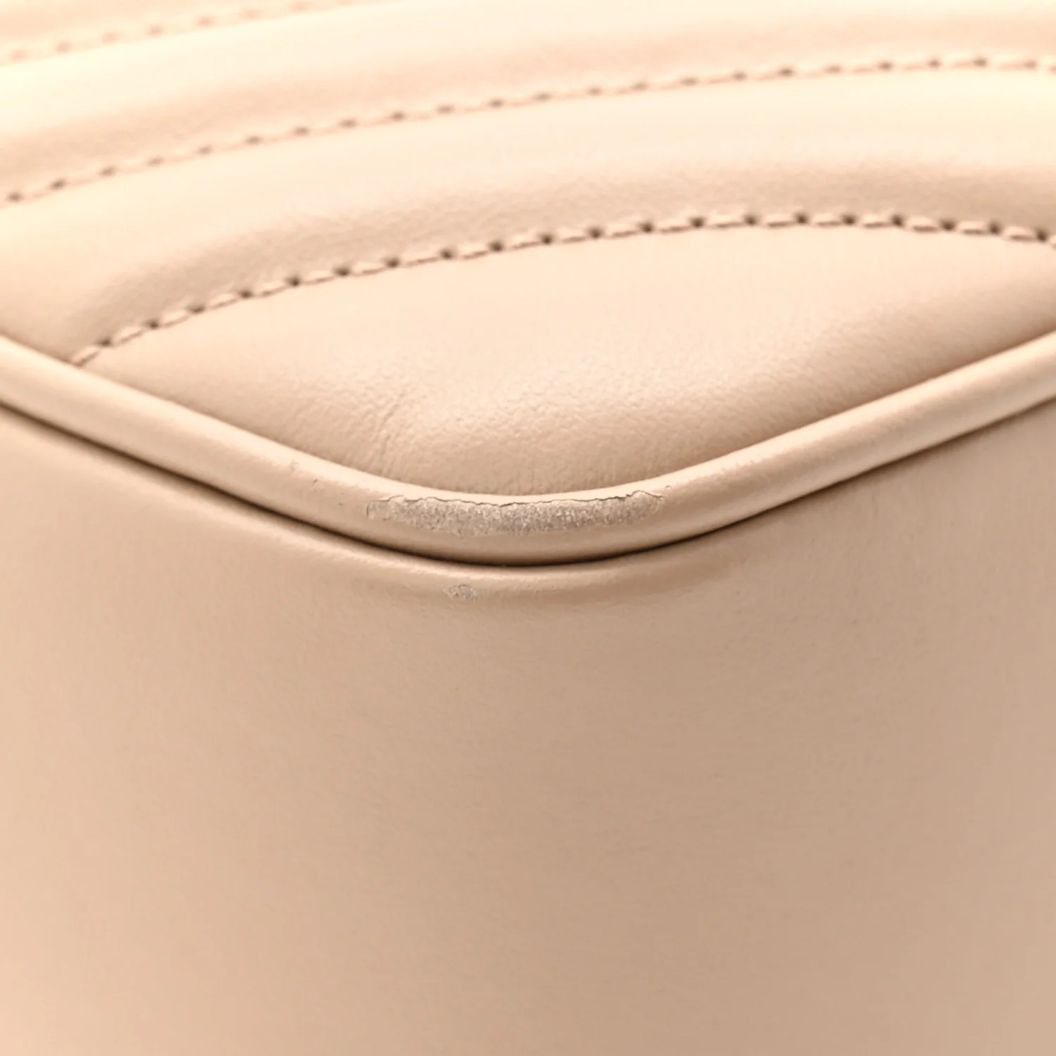 Calfskin Matelasse Monogram Lou Camera Bag Dark Beige - Image 12