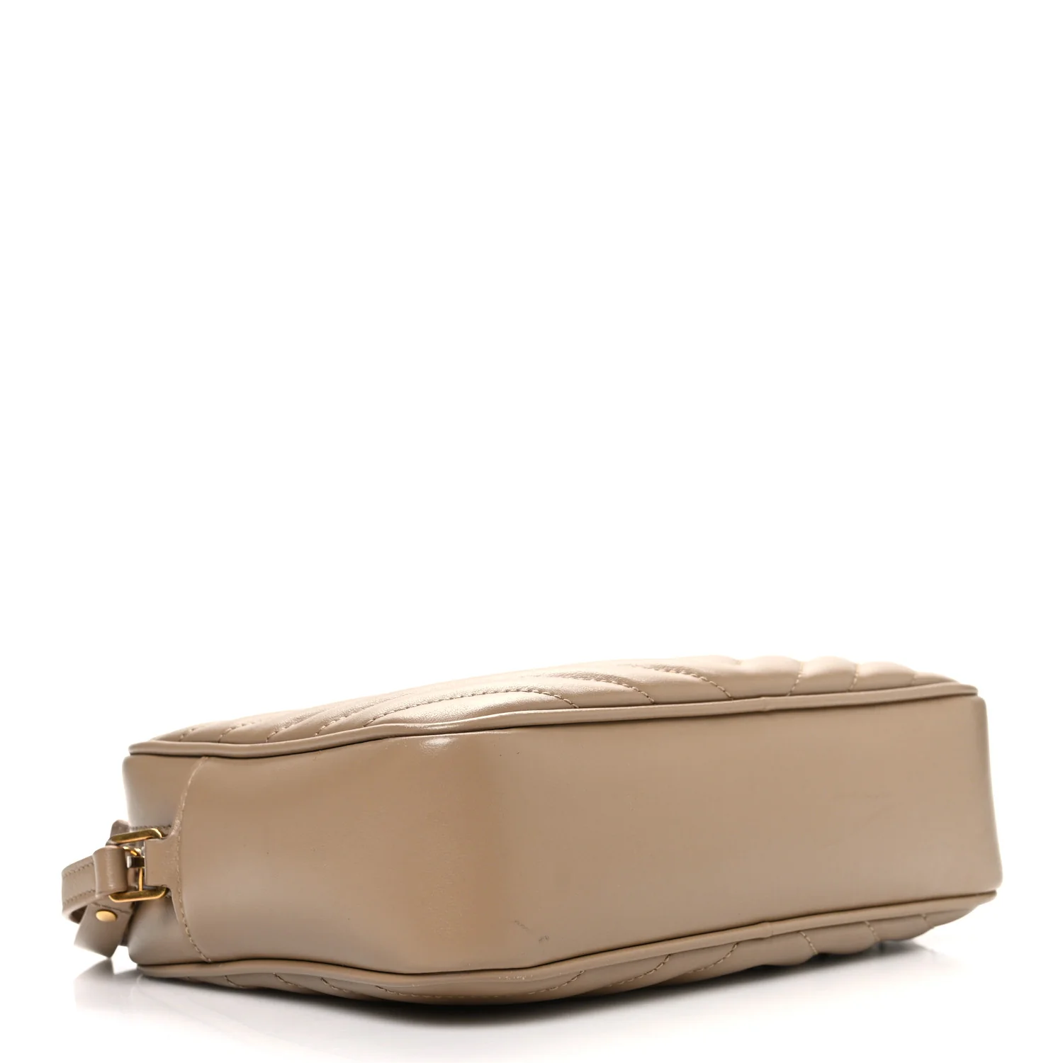 Calfskin Matelasse Monogram Lou Camera Bag Dark Latte - Image 4