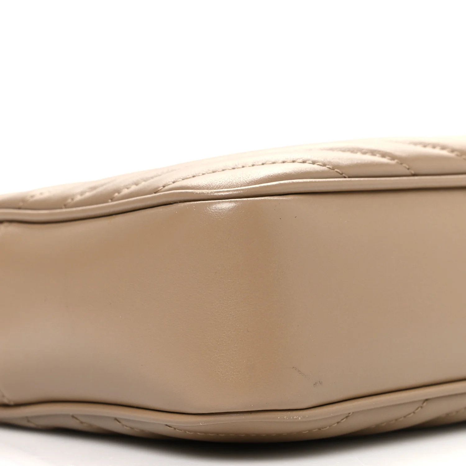 Calfskin Matelasse Monogram Lou Camera Bag Dark Latte - Image 9