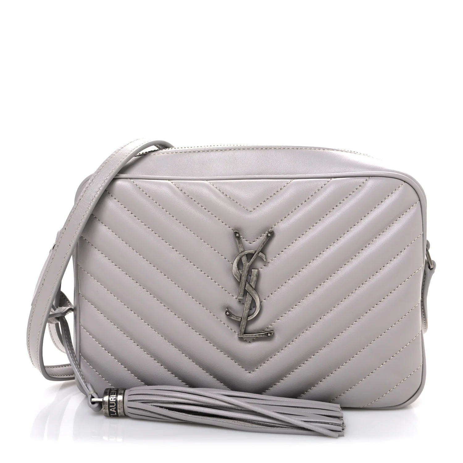 Calfskin Matelasse Monogram Lou Camera Bag Granite