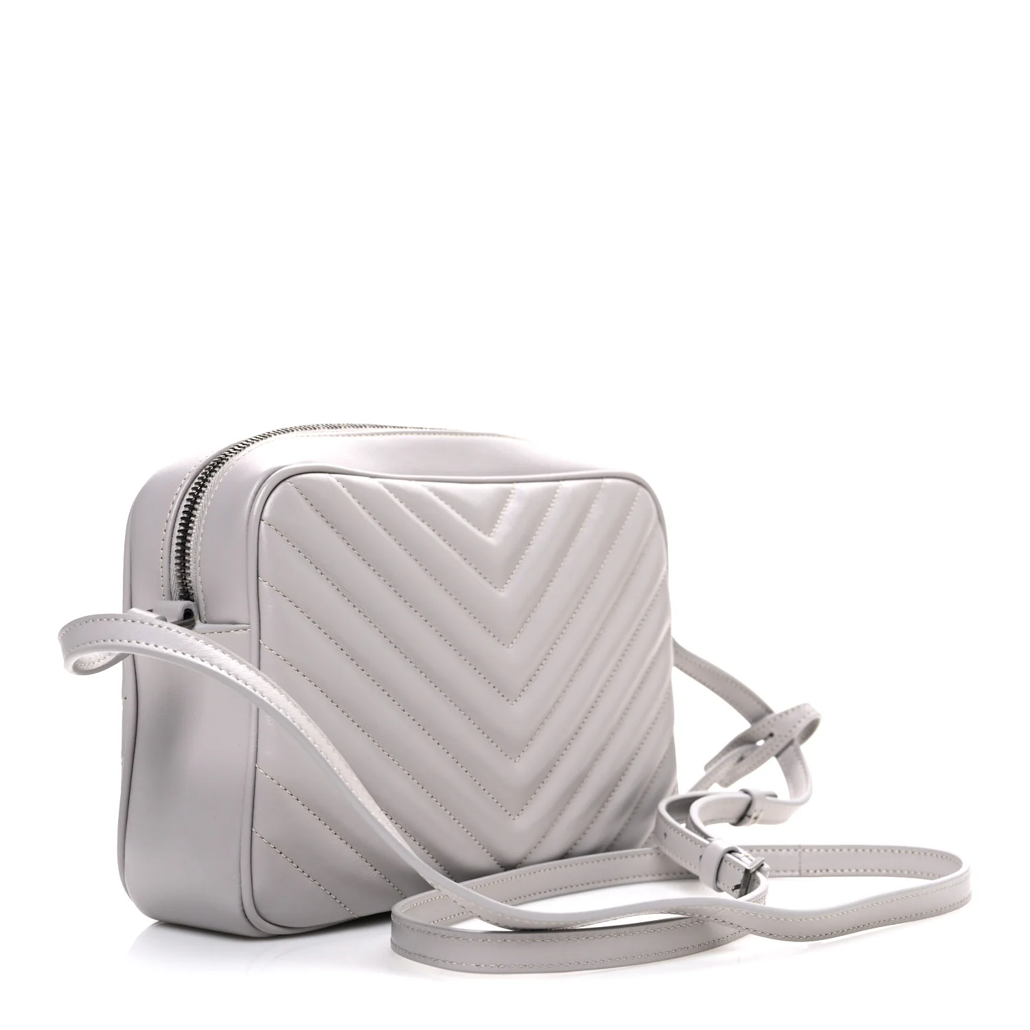 Calfskin Matelasse Monogram Lou Camera Bag Granite - Image 3
