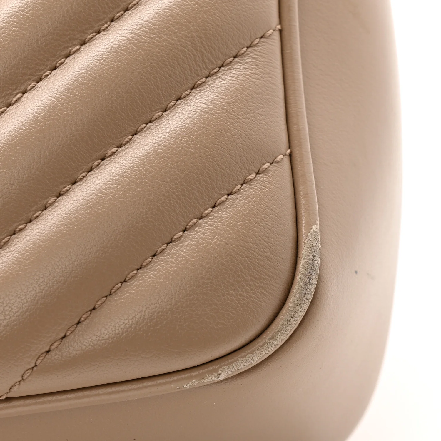 Calfskin Matelasse Monogram Lou Camera Bag Nude Powder - Image 10