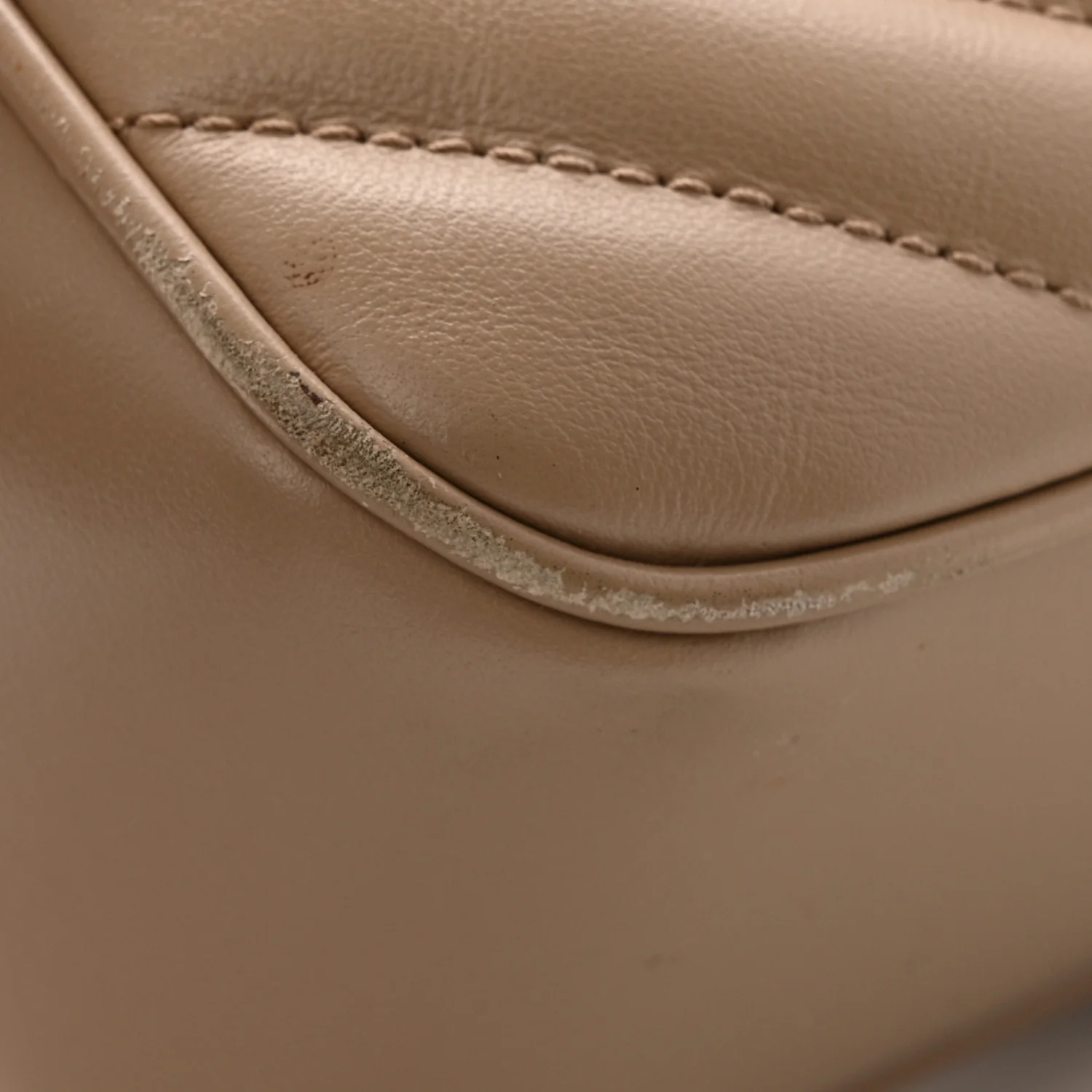 Calfskin Matelasse Monogram Lou Camera Bag Nude Powder - Image 11