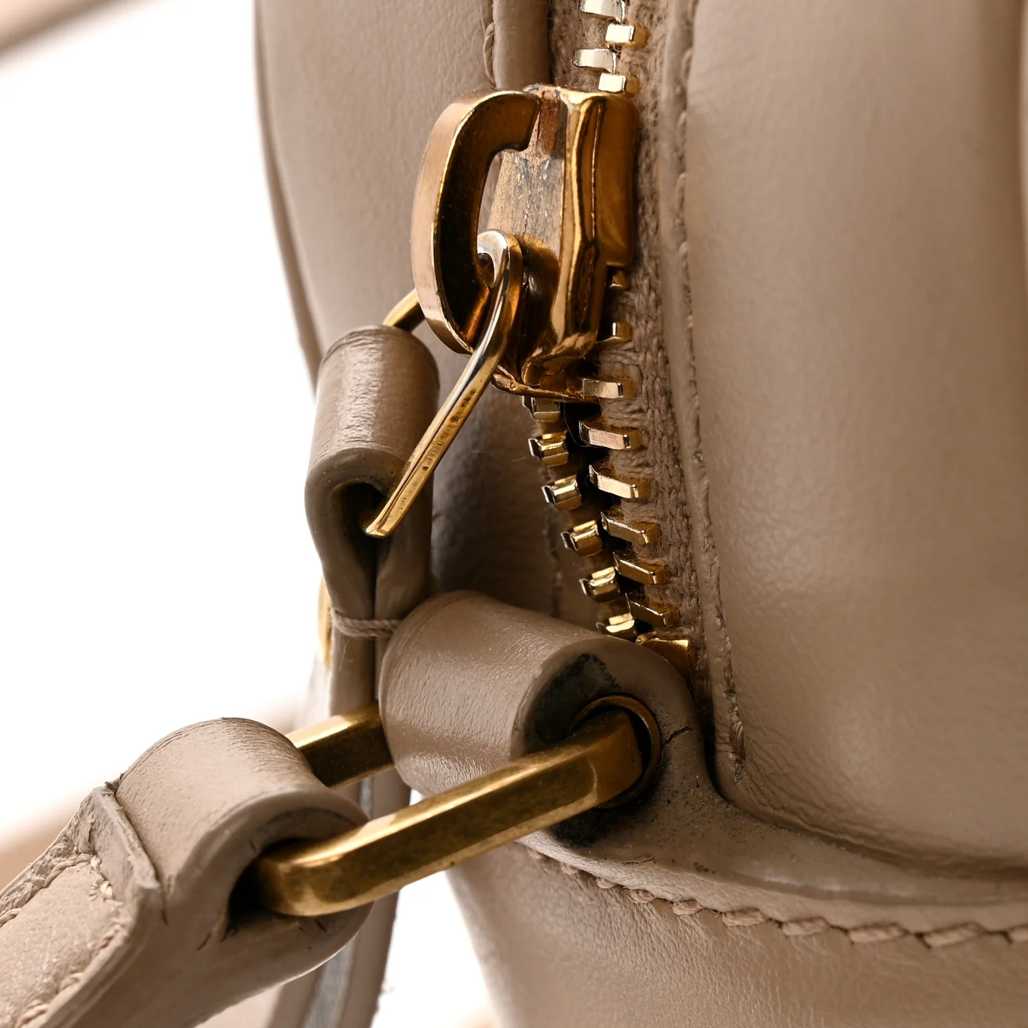 Calfskin Matelasse Monogram Lou Camera Bag Nude Powder - Image 12