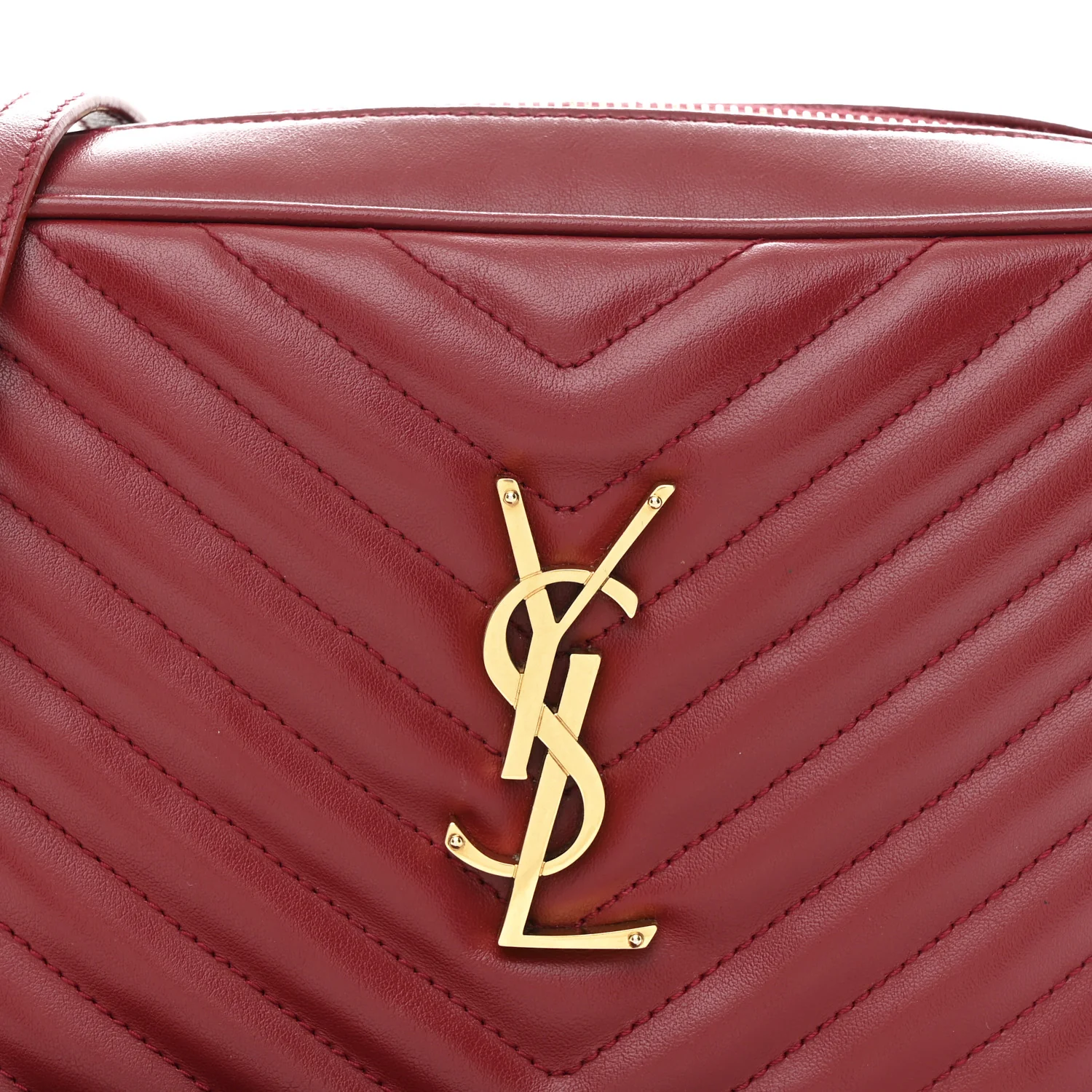 Calfskin Matelasse Monogram Lou Camera Bag Rouge Eros - Image 8