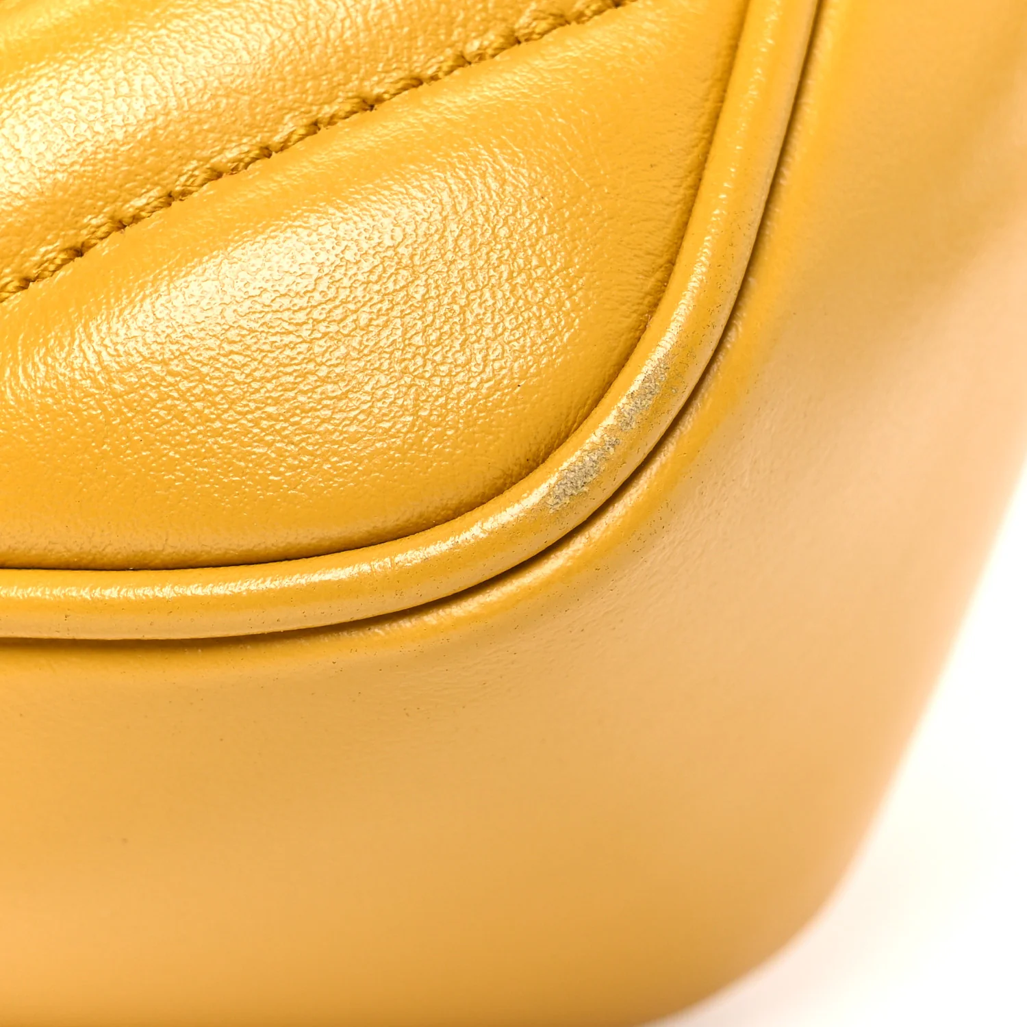 Calfskin Matelasse Monogram Lou Camera Bag Safran - Image 12