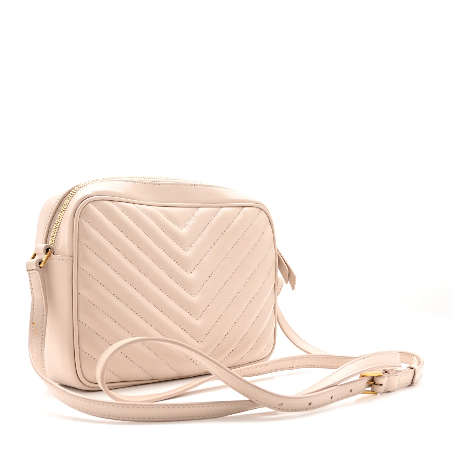 Calfskin Matelasse Monogram Lou Camera Bag Washed Light Pink - Image 3