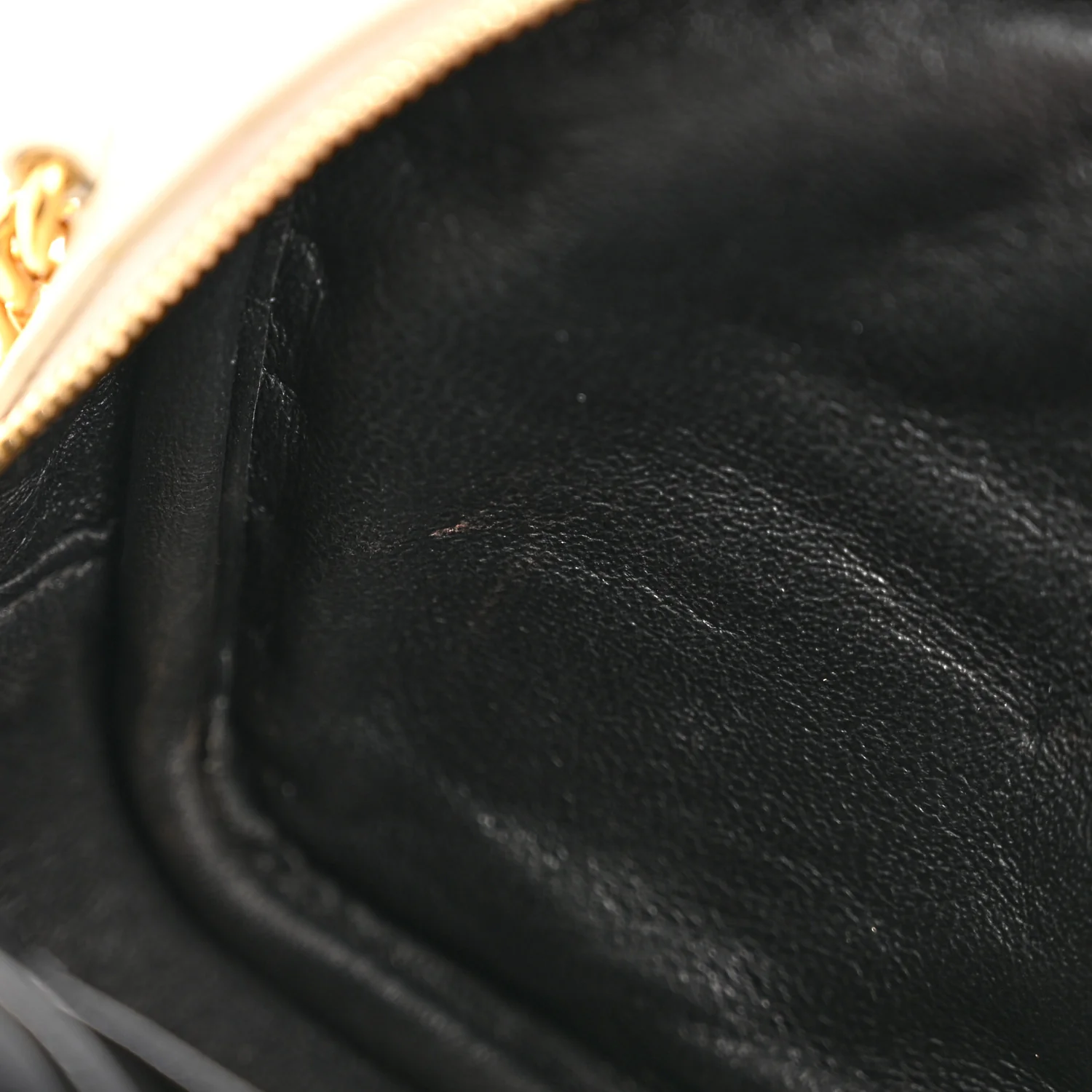 Calfskin Matelasse Monogram Mini Lou Camera Bag Crema Soft - Image 11