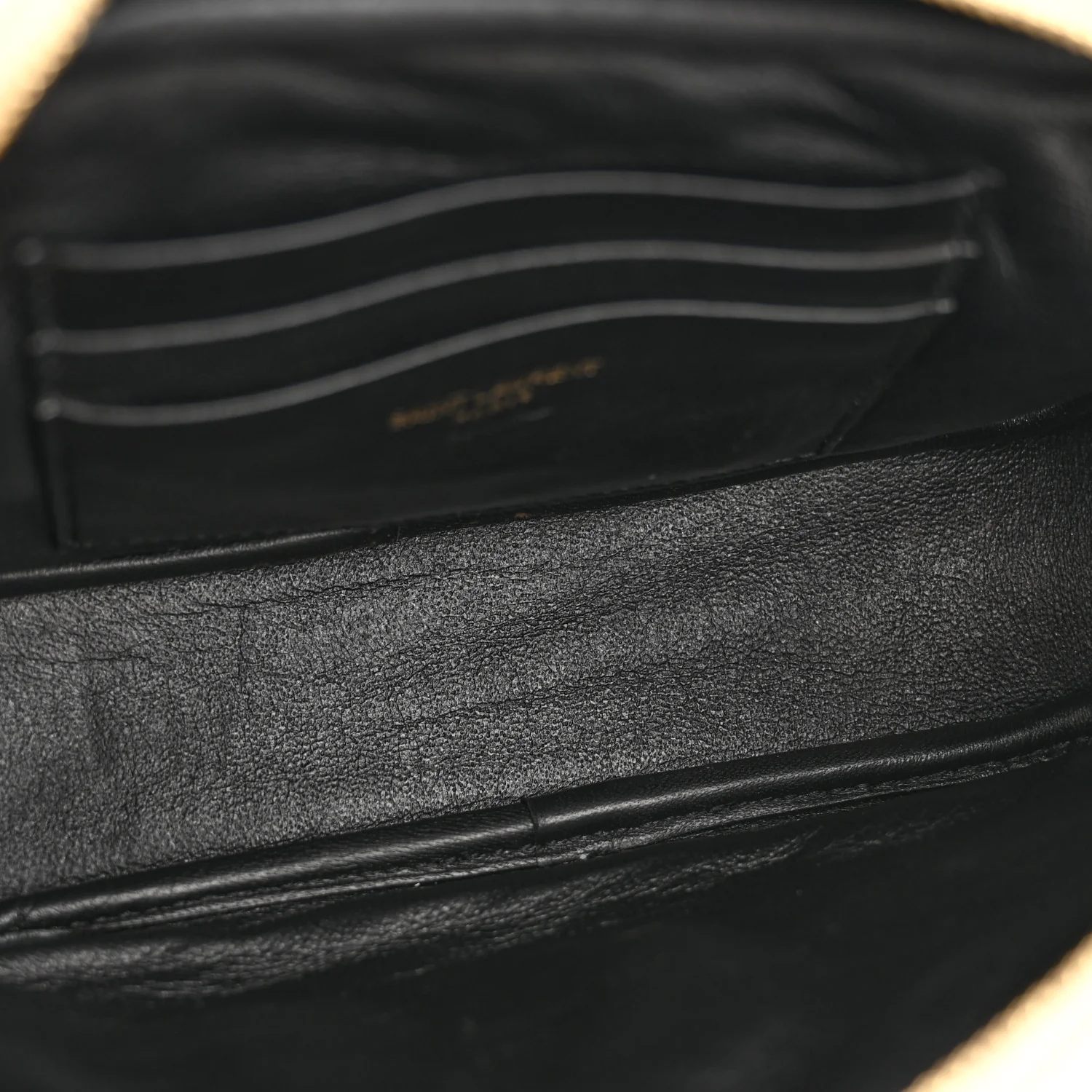 Calfskin Matelasse Monogram Mini Lou Camera Bag Crema Soft - Image 5
