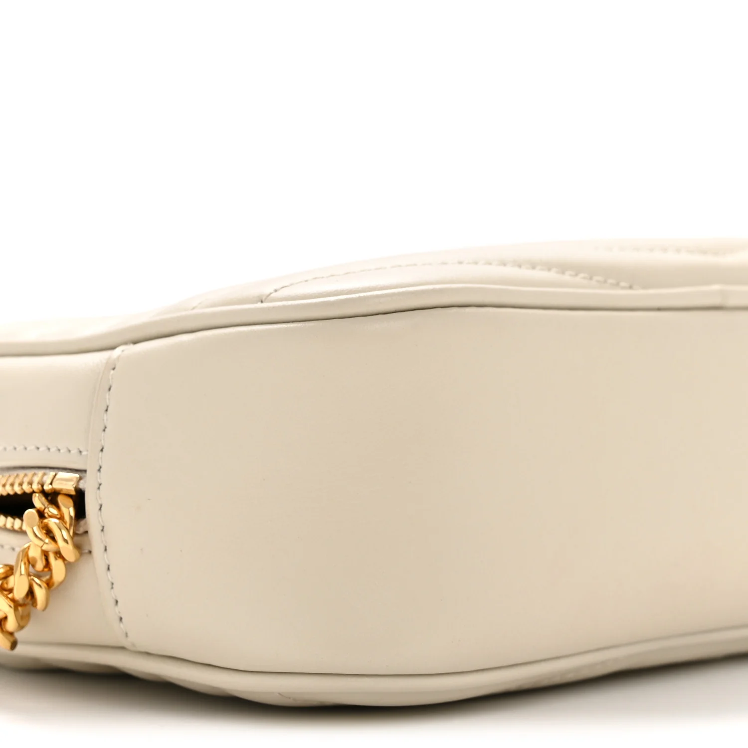 Calfskin Matelasse Monogram Mini Lou Camera Bag Crema Soft - Image 9