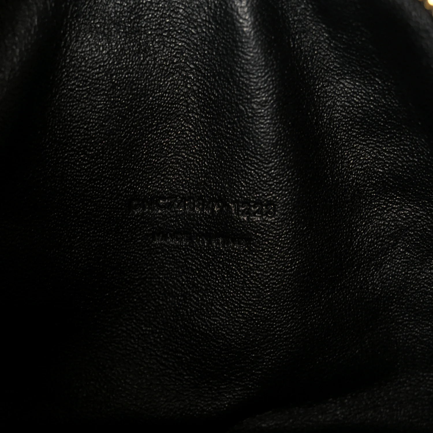 Calfskin Matelasse Monogram Mini Lou Camera Bag Greyish Brown - Image 7