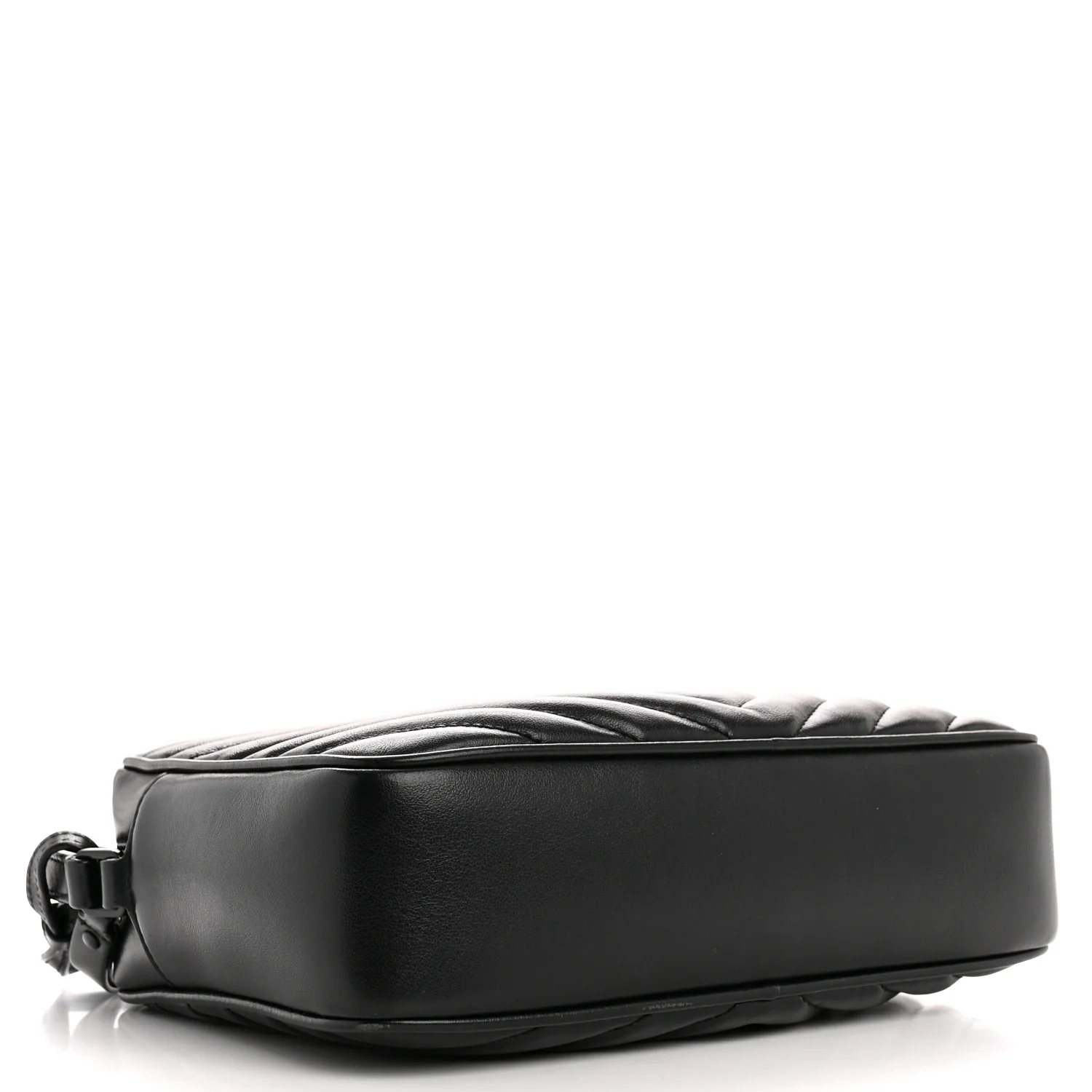 Calfskin Matelasse Monogram Monochrome Lou Camera Bag Black - Image 4