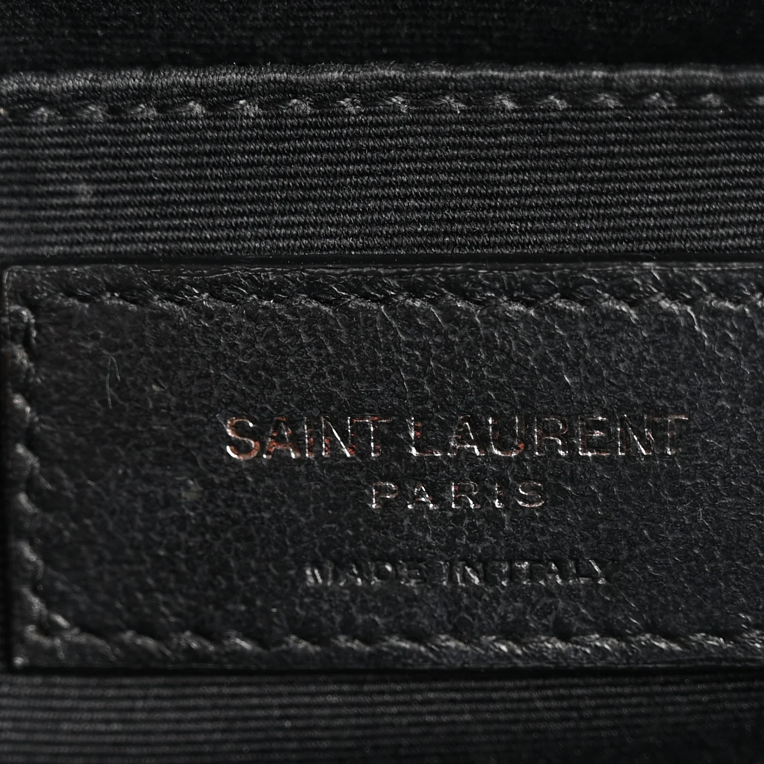 Calfskin Matelasse Monogram Monochrome Lou Camera Bag Black - Image 6