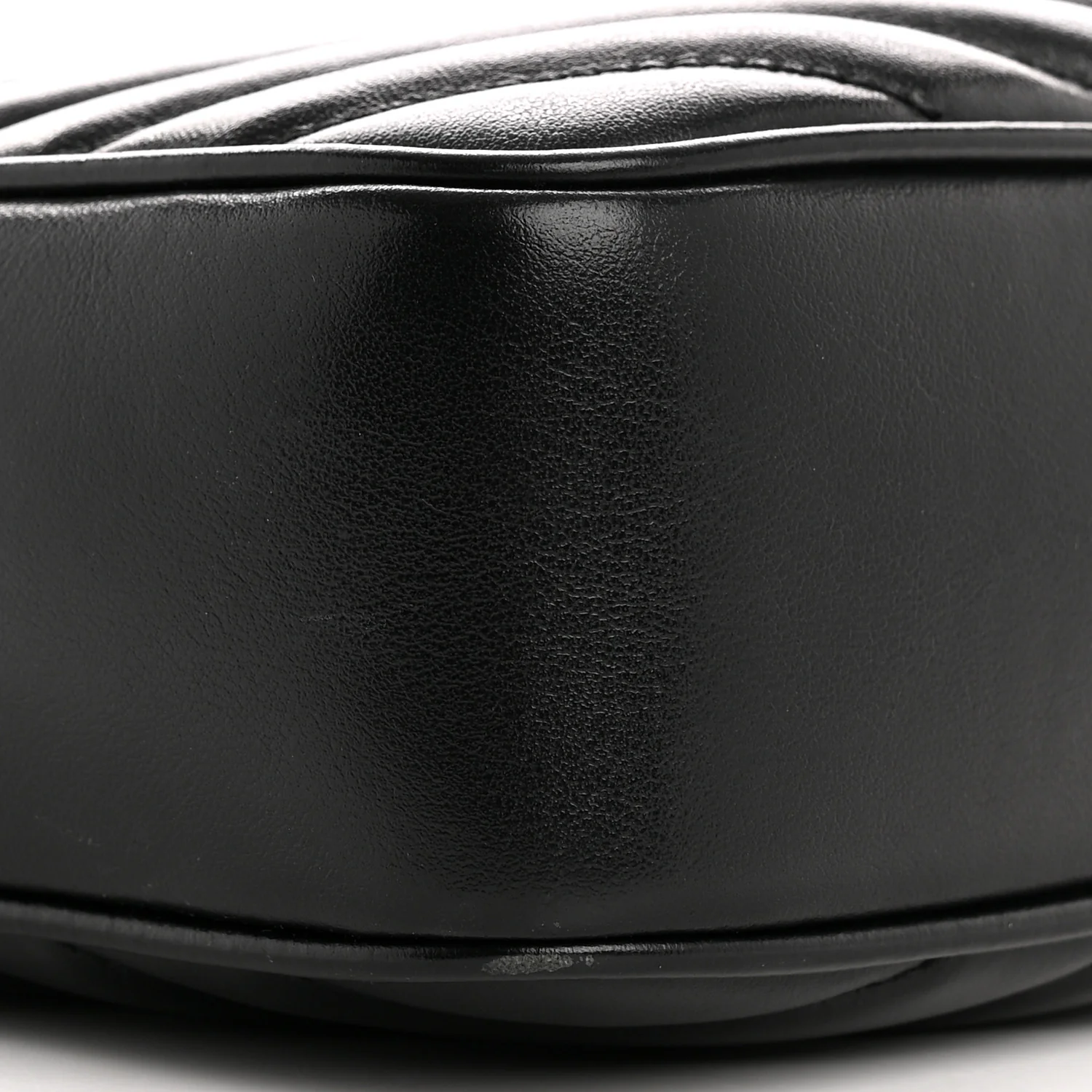 Calfskin Matelasse Monogram Monochrome Lou Camera Bag Black - Image 9