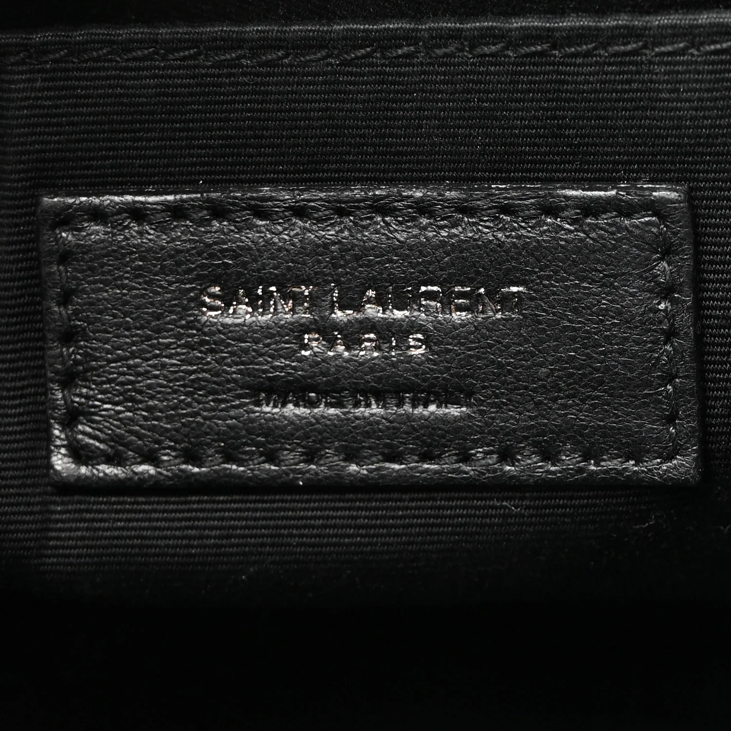 Calfskin Matelasse Monogram Monochrome Lou Camera Bag Black - Image 6