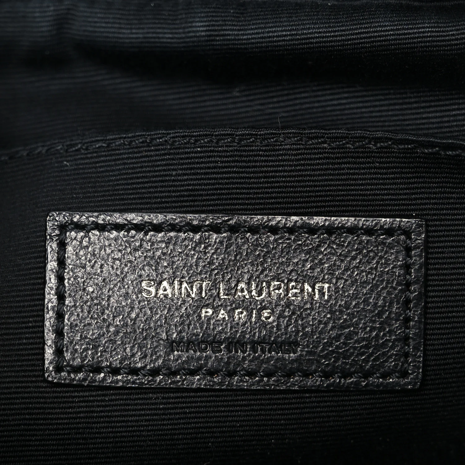 Calfskin Matelasse Monogram Monochrome Lou Camera Bag Black - Image 6