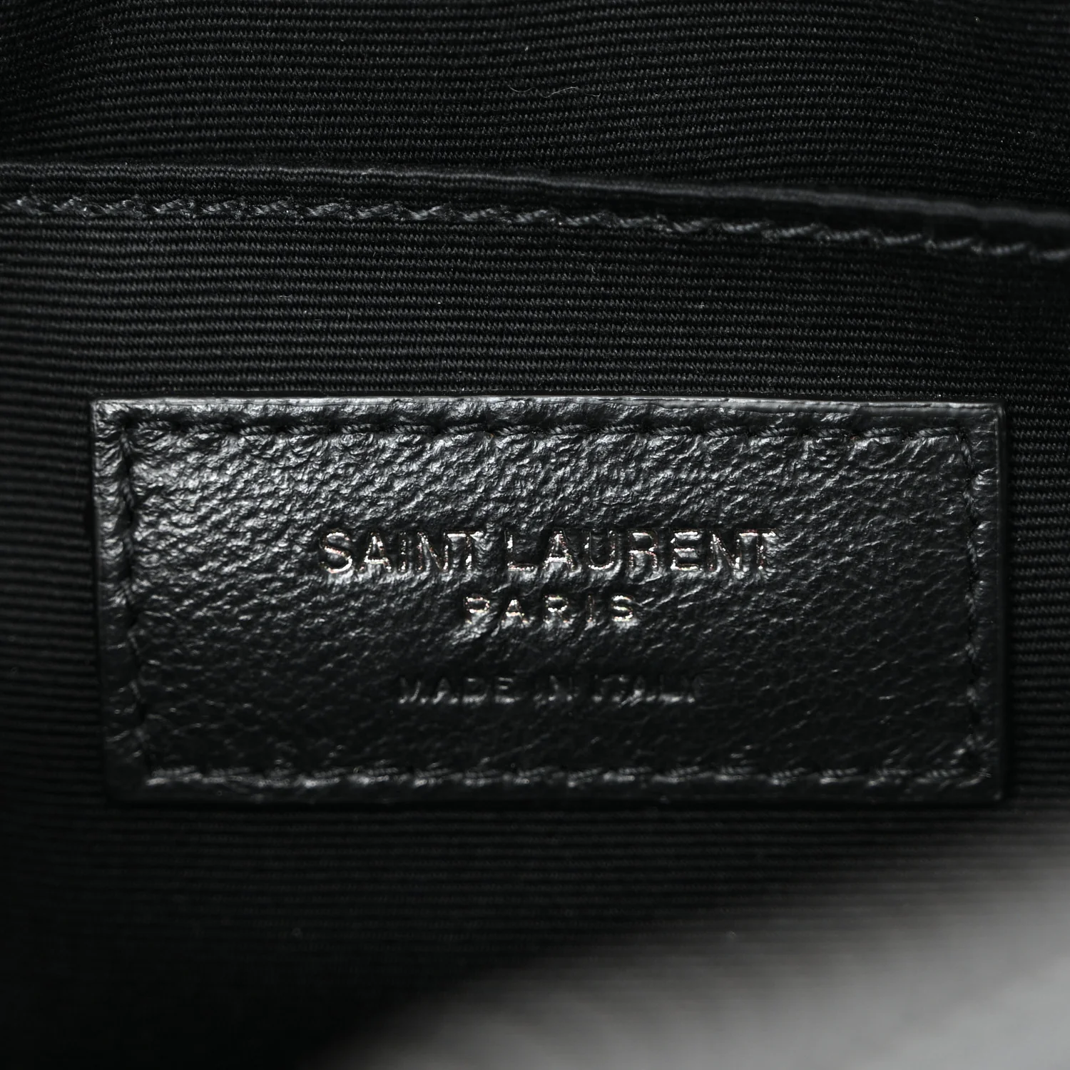 Calfskin Matelasse Monogram Monochrome Lou Camera Bag Black - Image 6