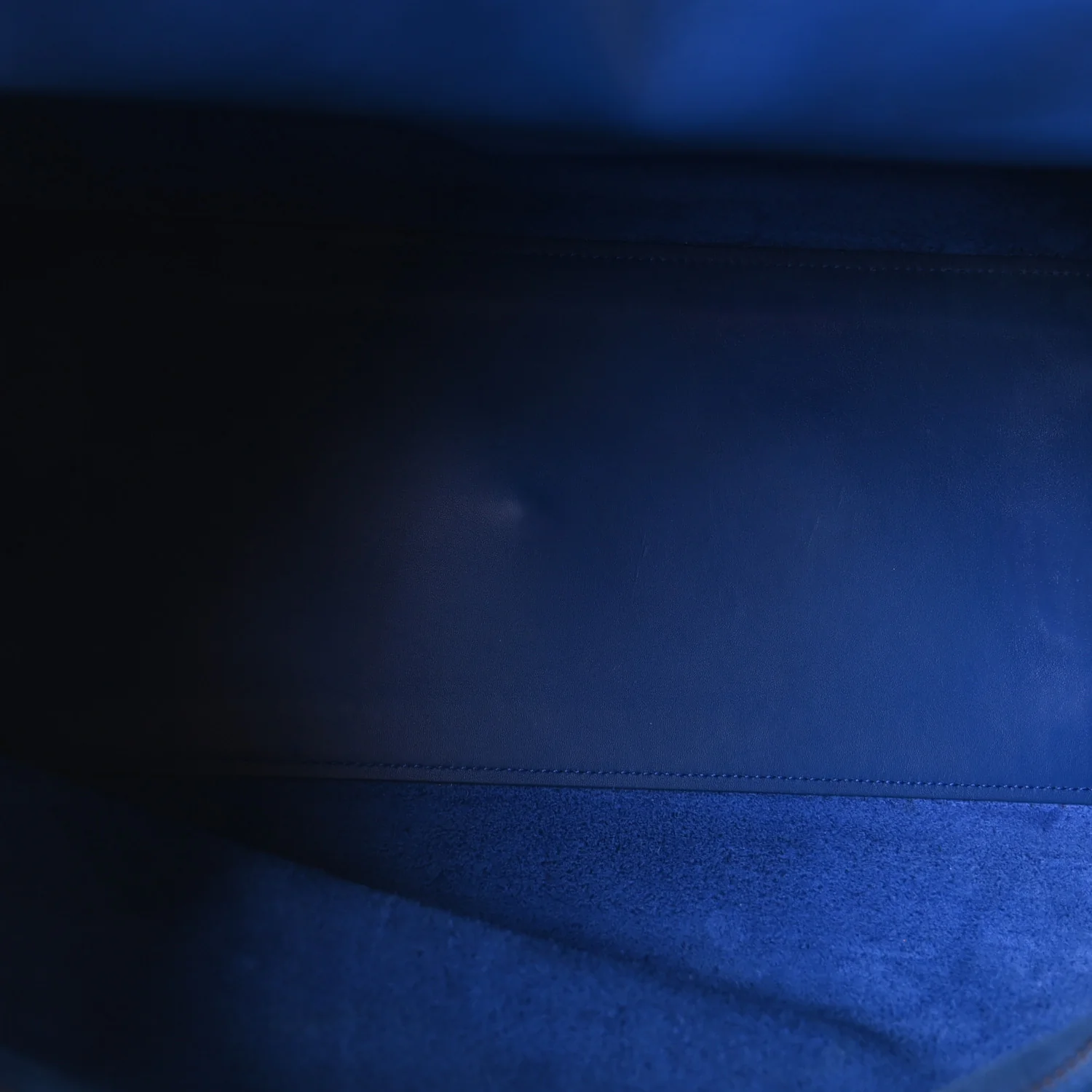 Calfskin Medium Monogram Cabas Blue Majorelle - Image 5