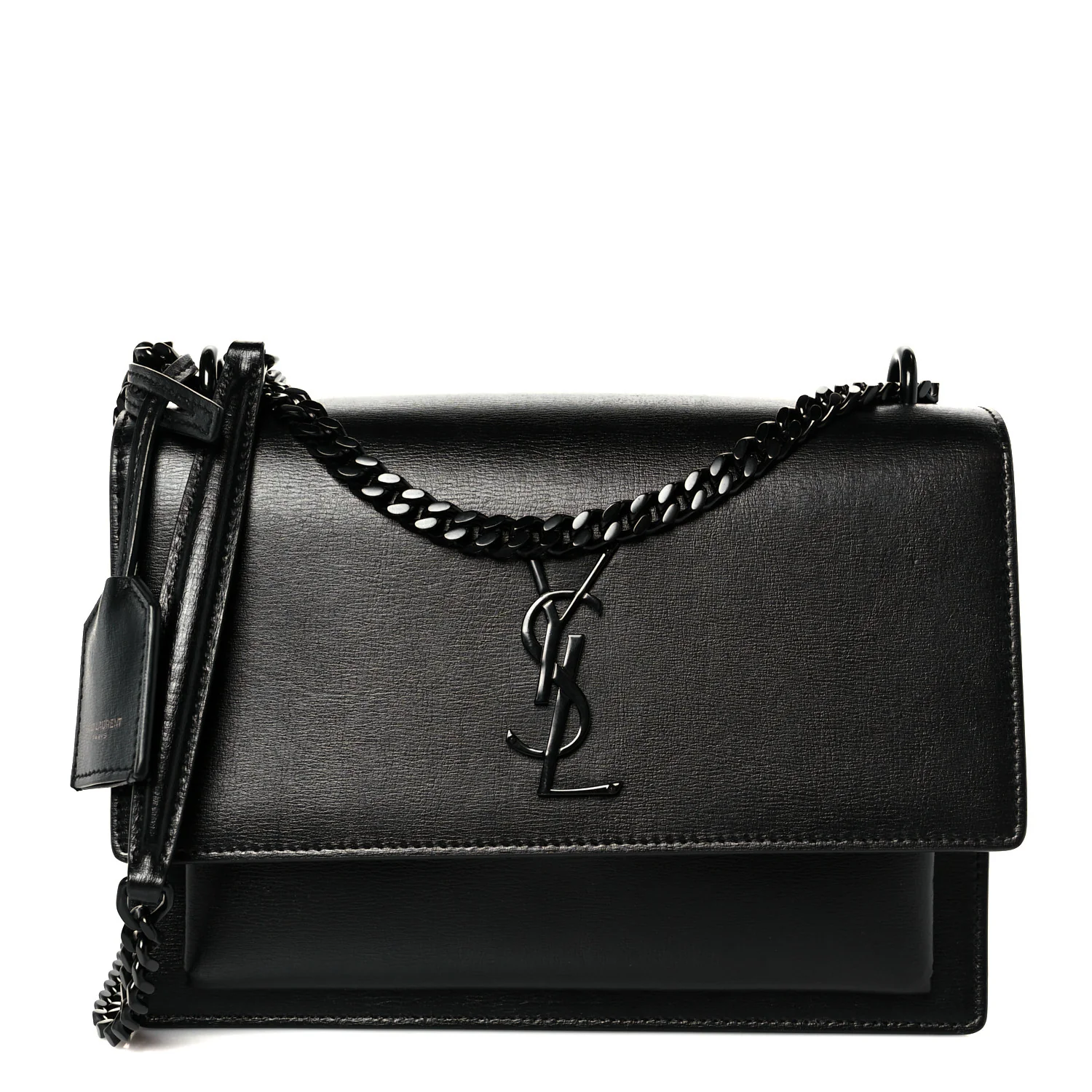 Calfskin Medium Monogram Monochrome Sunset Black