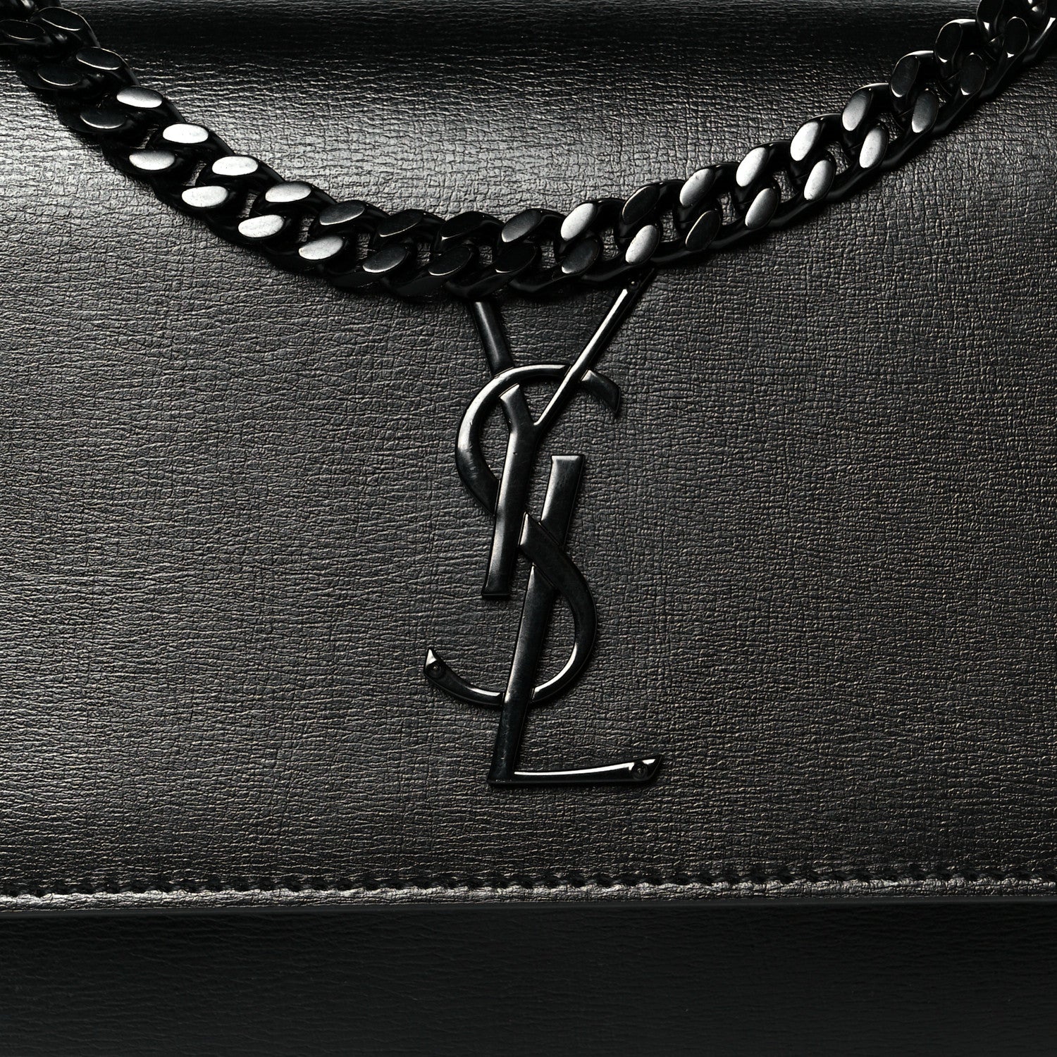 Calfskin Medium Monogram Monochrome Sunset Black - Image 9