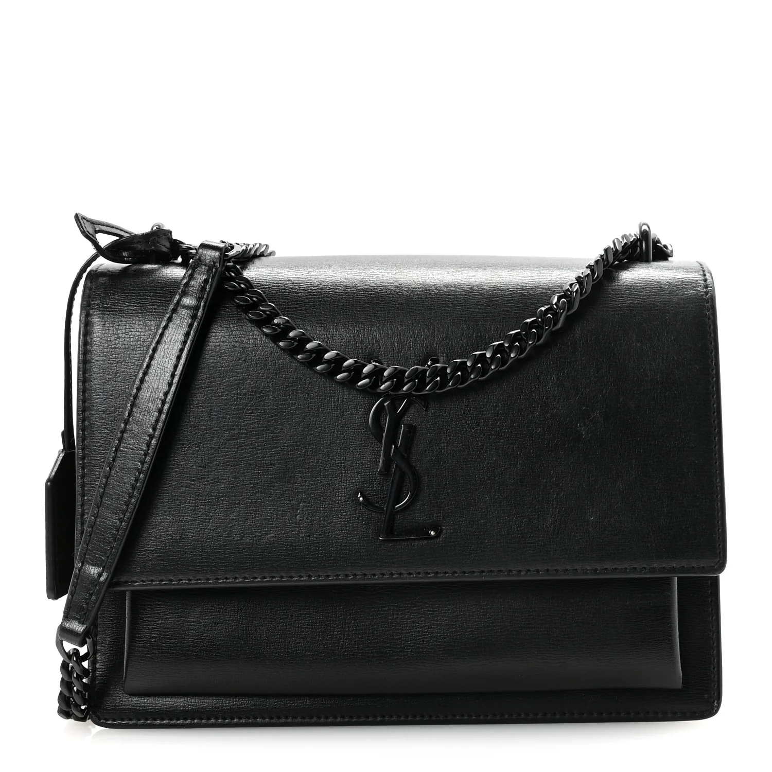 Calfskin Medium Monogram Monochrome Sunset Black