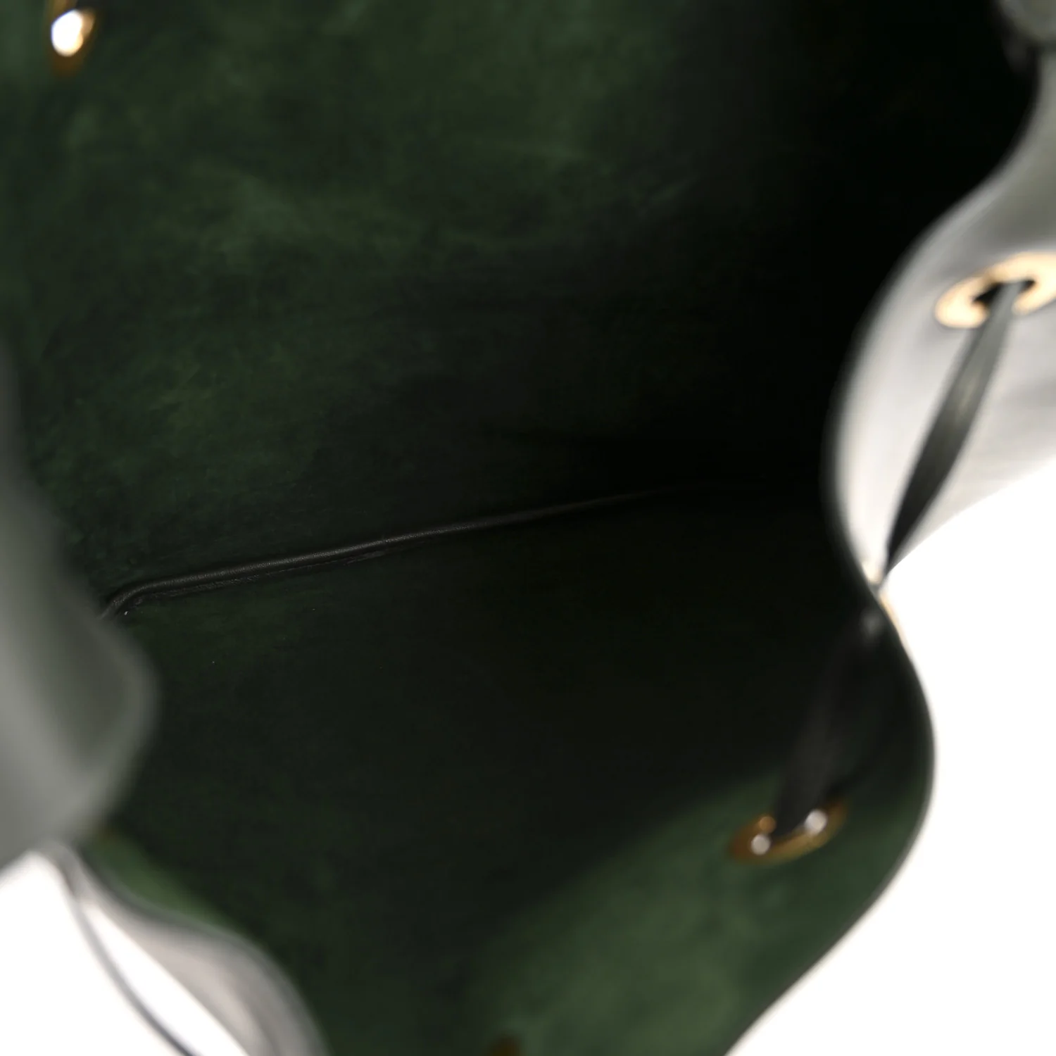 Calfskin Medium Paris VII Flat Hobo New Vert Fonce - Image 6