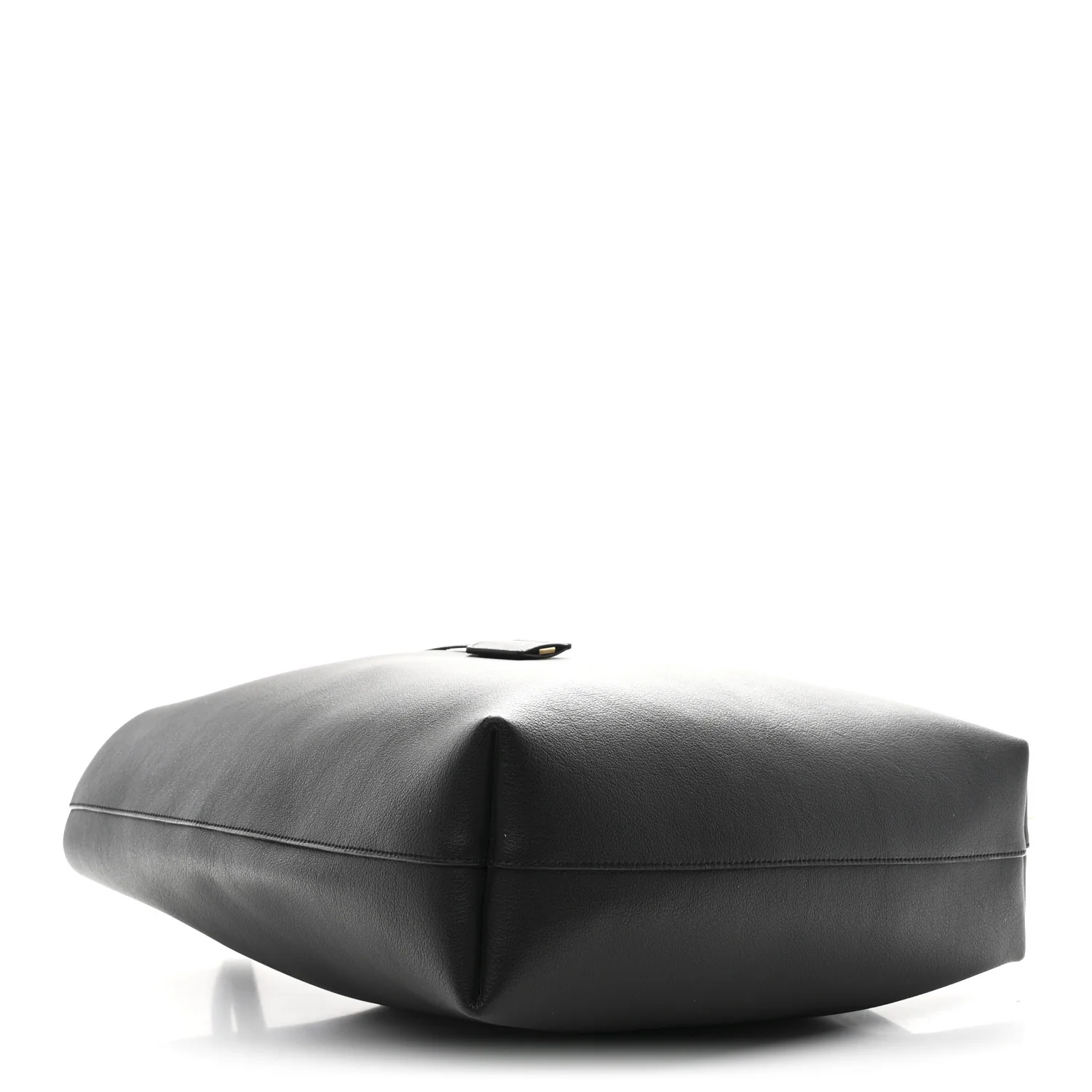 Calfskin Medium Shopping Tote Black - Image 4