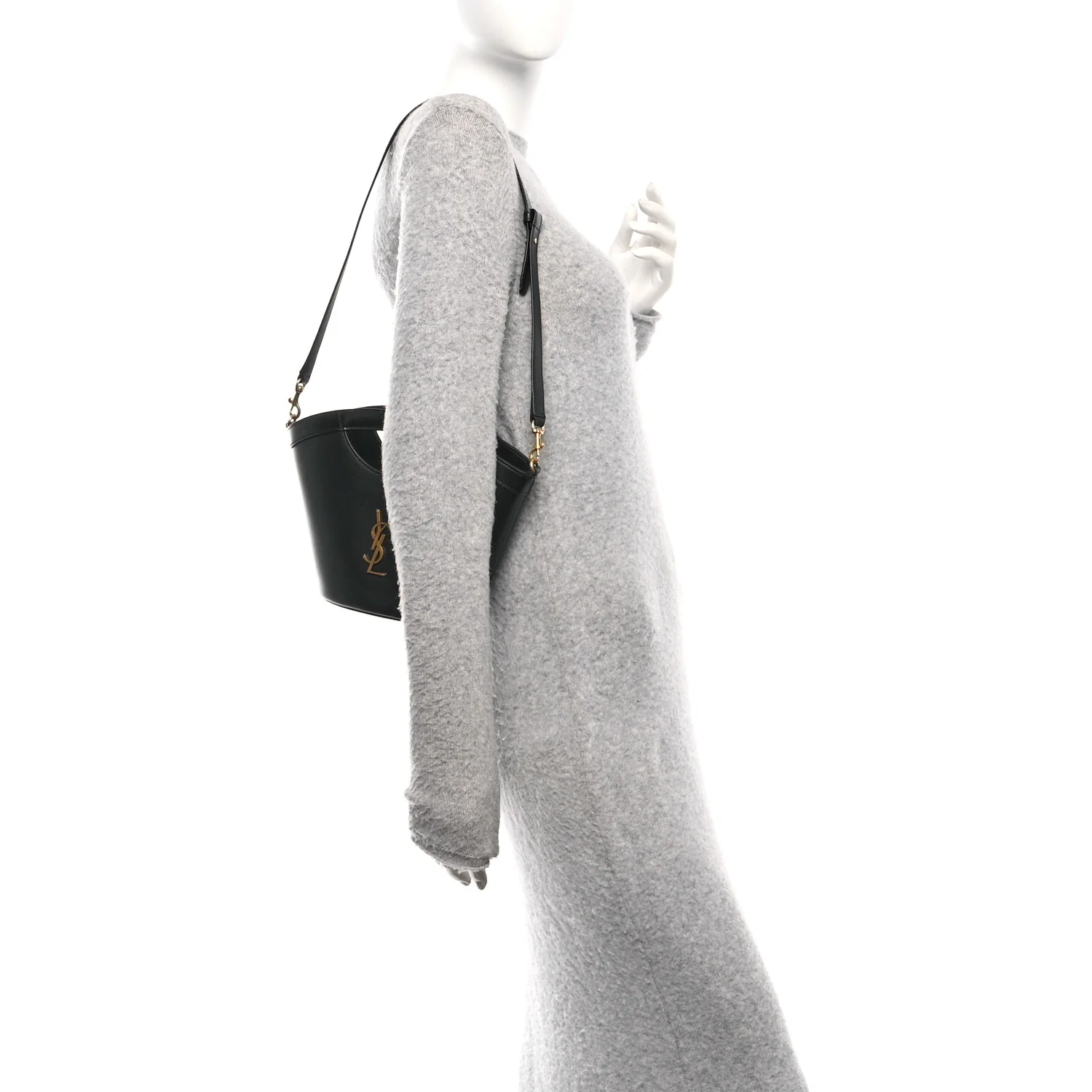 Calfskin Mini Celia Tote Black - Image 2