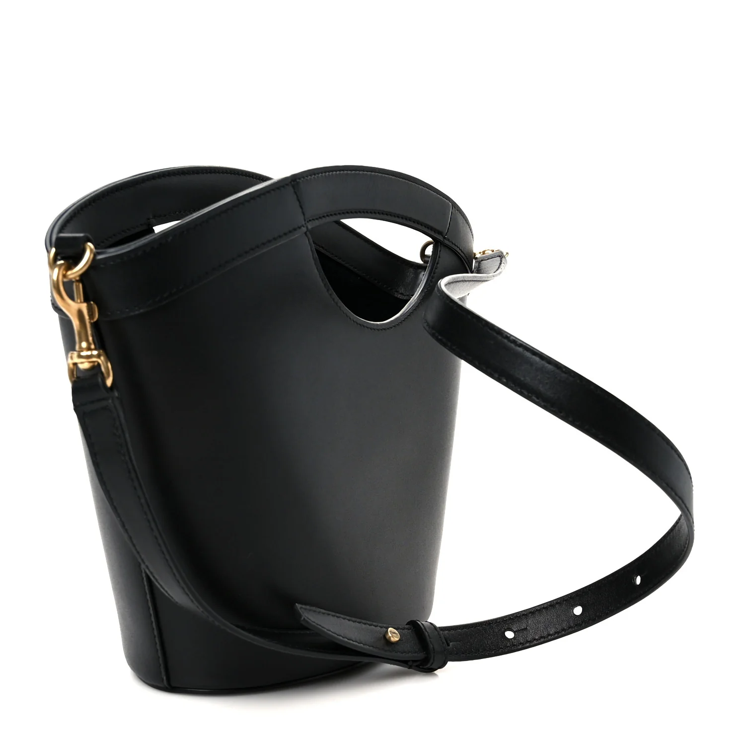 Calfskin Mini Celia Tote Black - Image 3