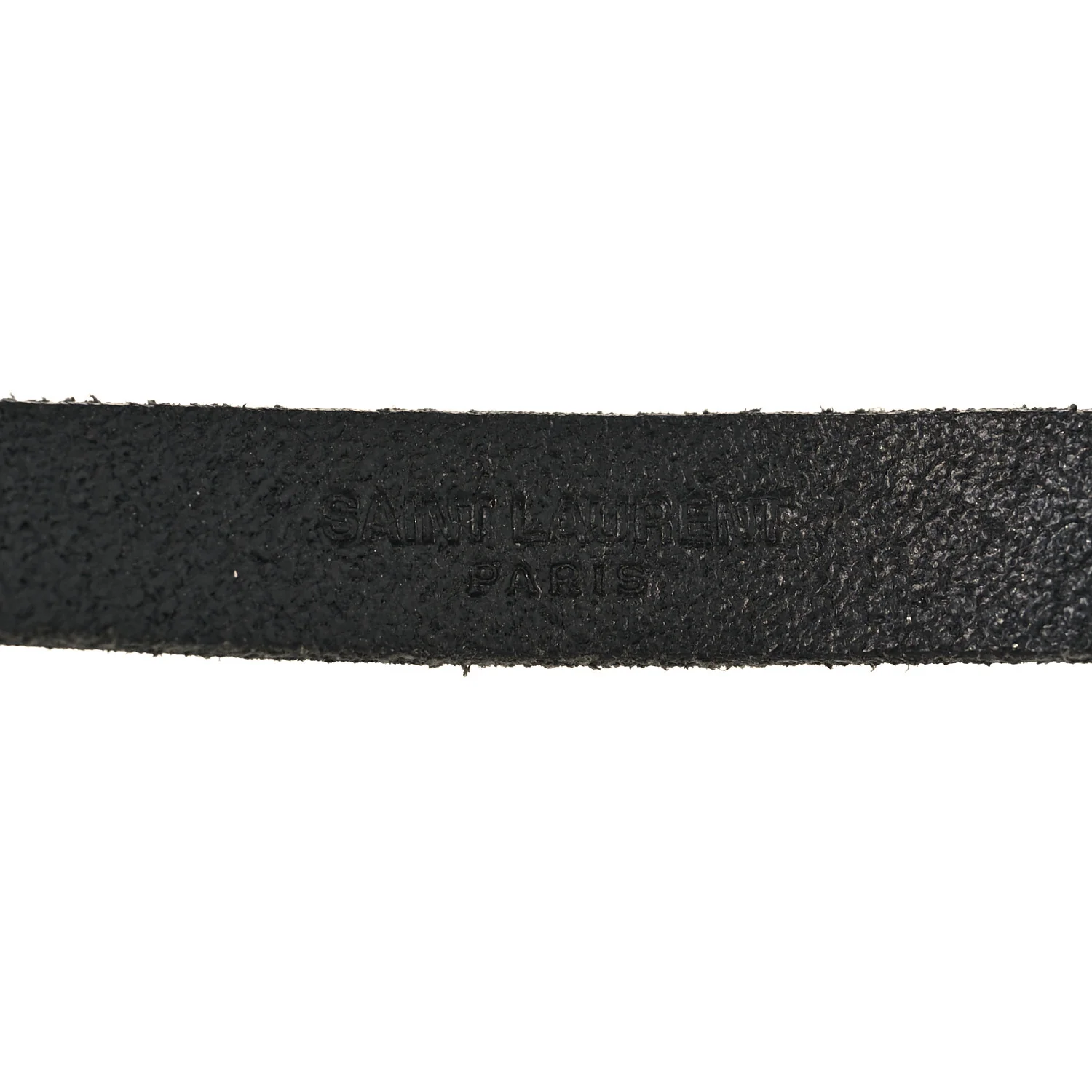 Calfskin Monogram Bracelet M Black - Image 9