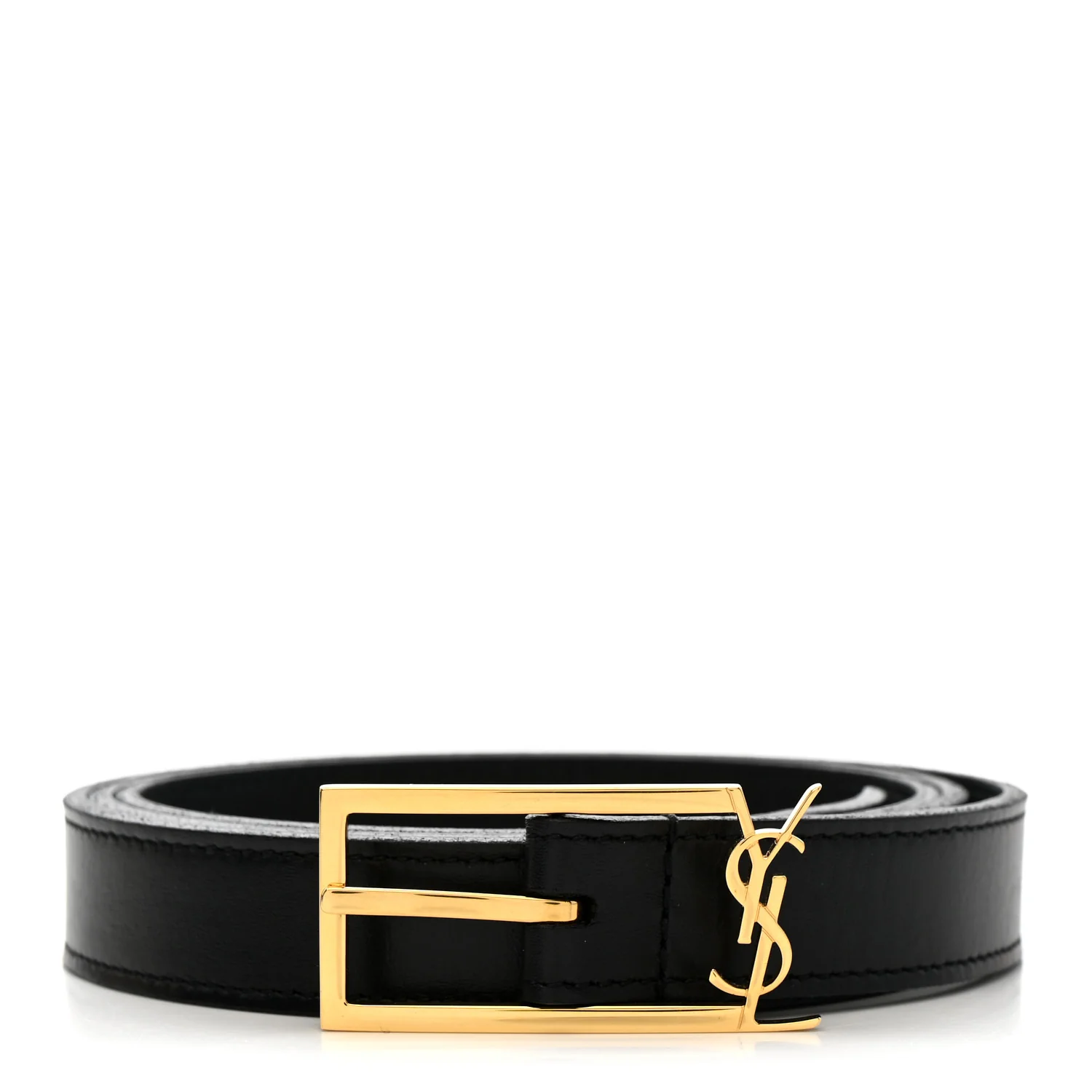 Calfskin Monogram Cassandre 95 38 Belt Black