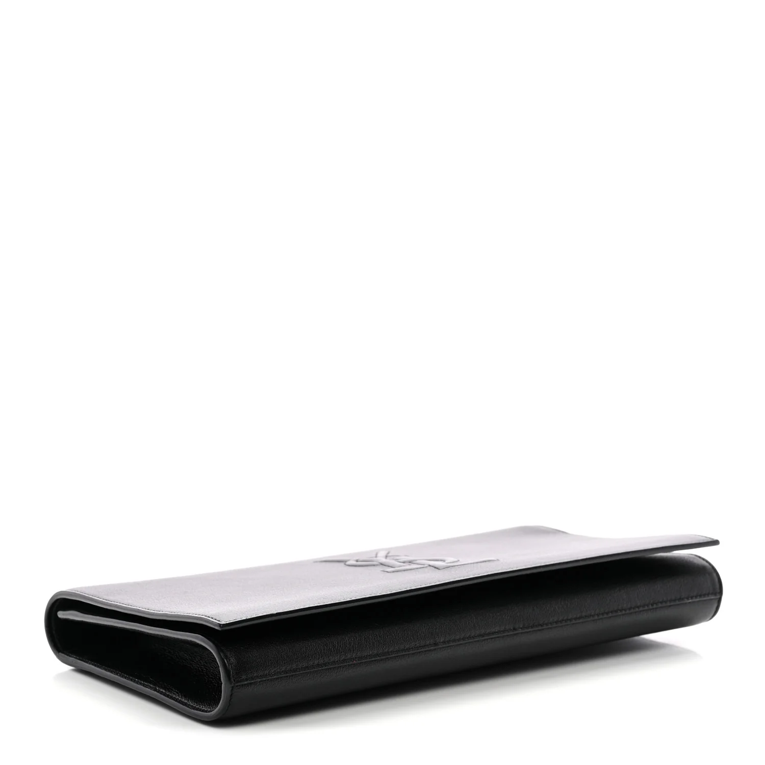 Calfskin Monogram Large Belle De Jour Clutch Black - Image 4