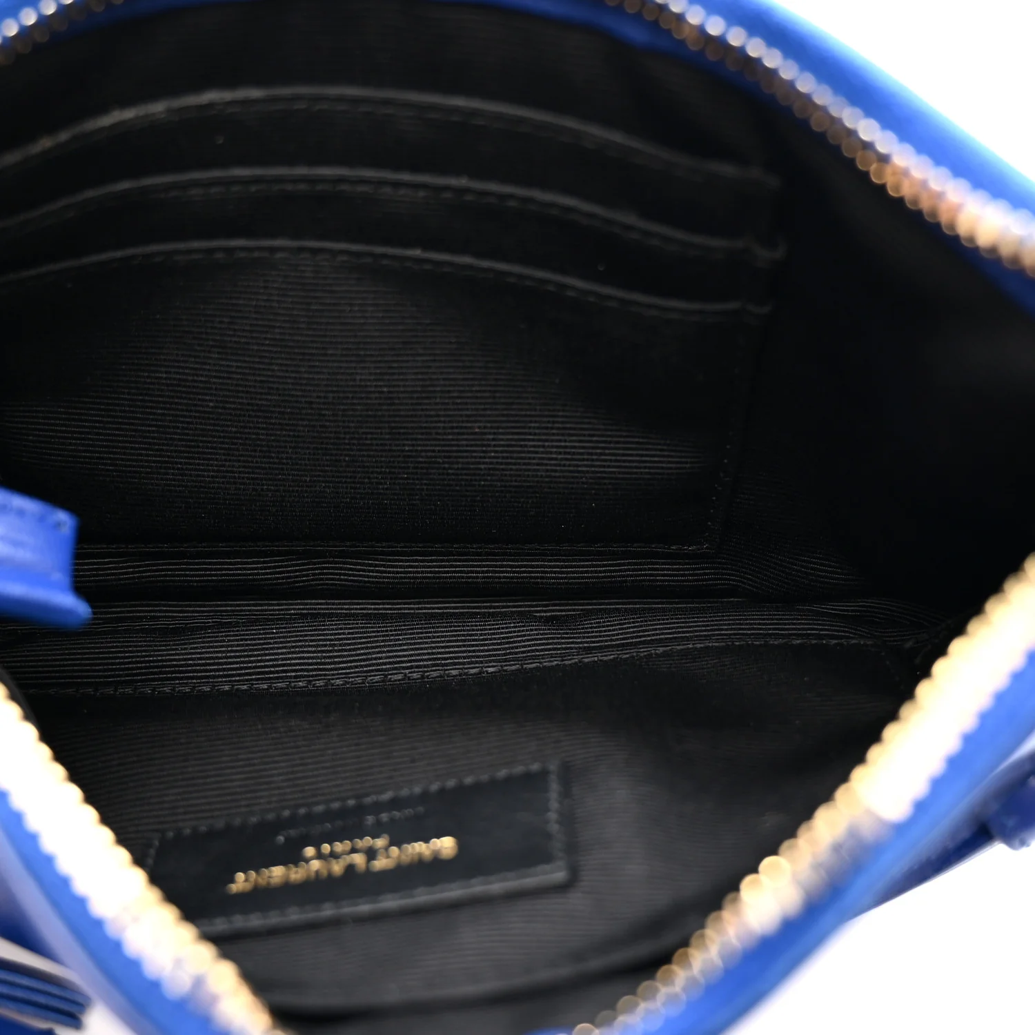 Calfskin Monogram Phone Pouch Crossbody Bag Blue Majorelle - Image 5