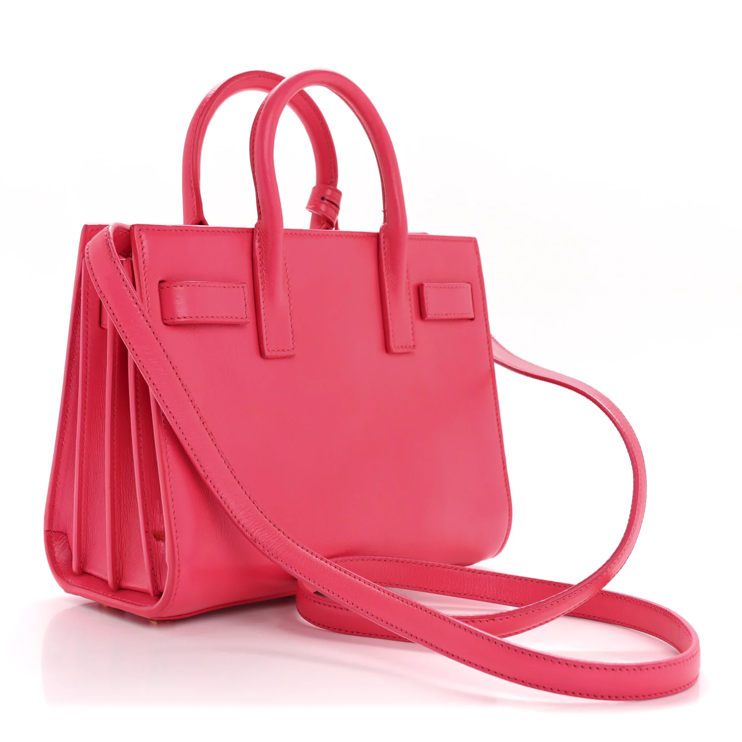 Calfskin Nano Sac De Jour Fluo Pink - Image 3