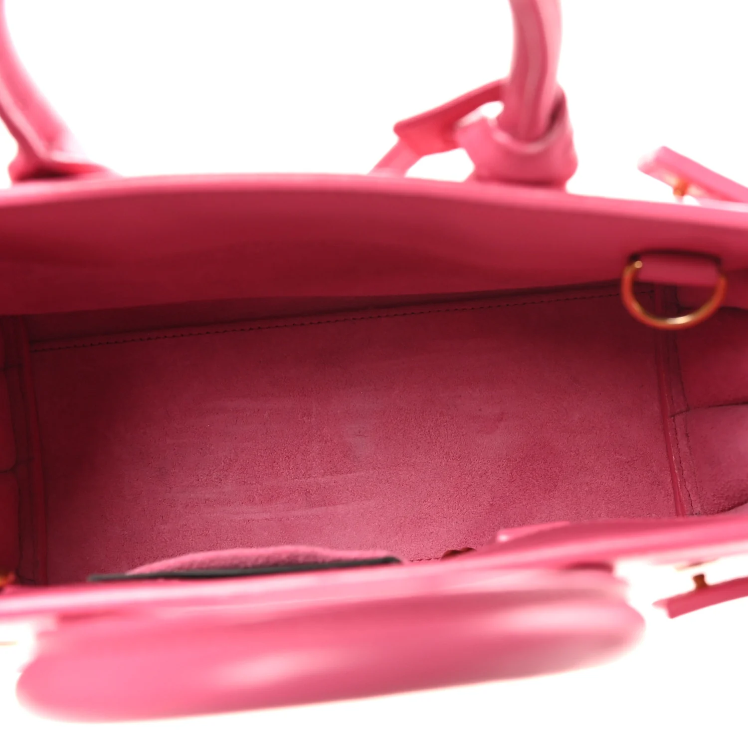 Calfskin Nano Sac De Jour Lipstick Fuchsia - Image 5