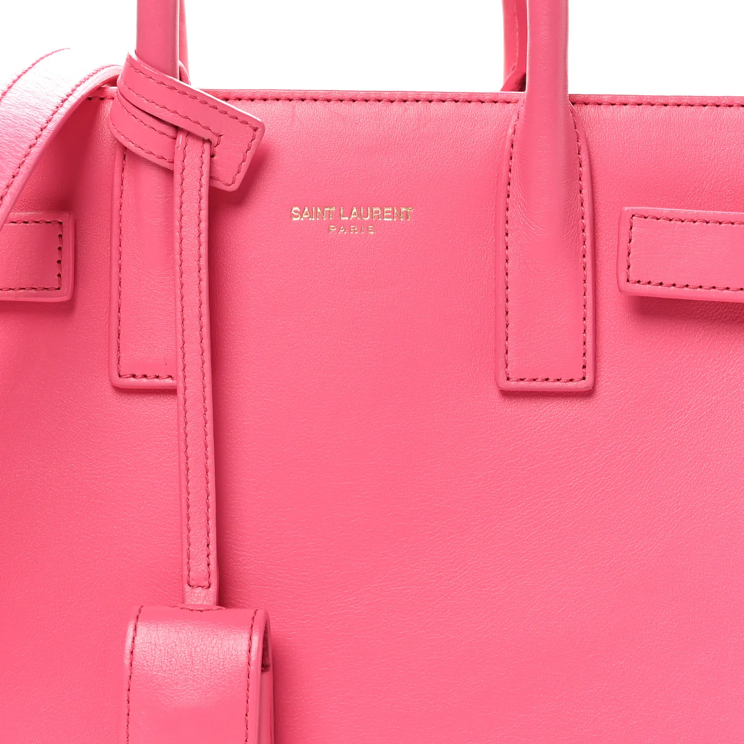 Calfskin Nano Sac De Jour Lipstick Fuchsia - Image 7