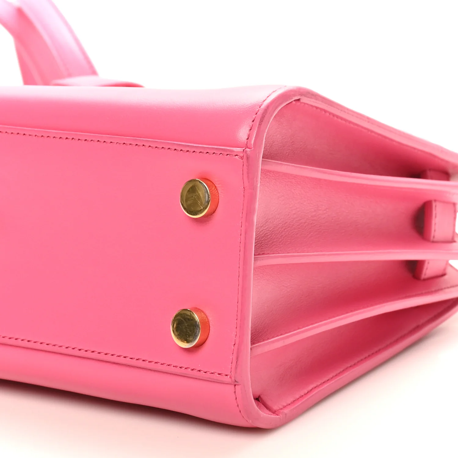 Calfskin Nano Sac De Jour Lipstick Fuchsia - Image 9