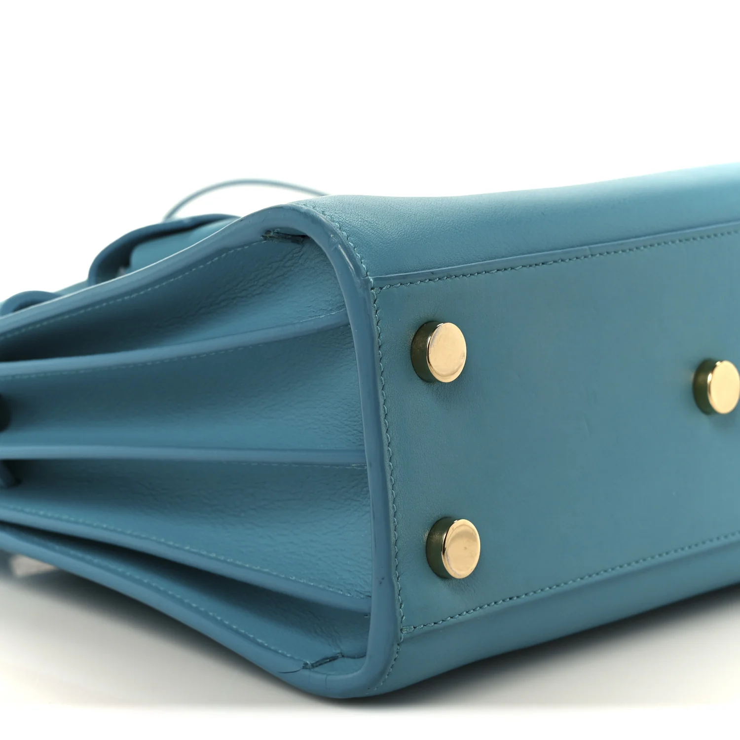 Calfskin Nano Sac De Jour Turquoise - Image 11