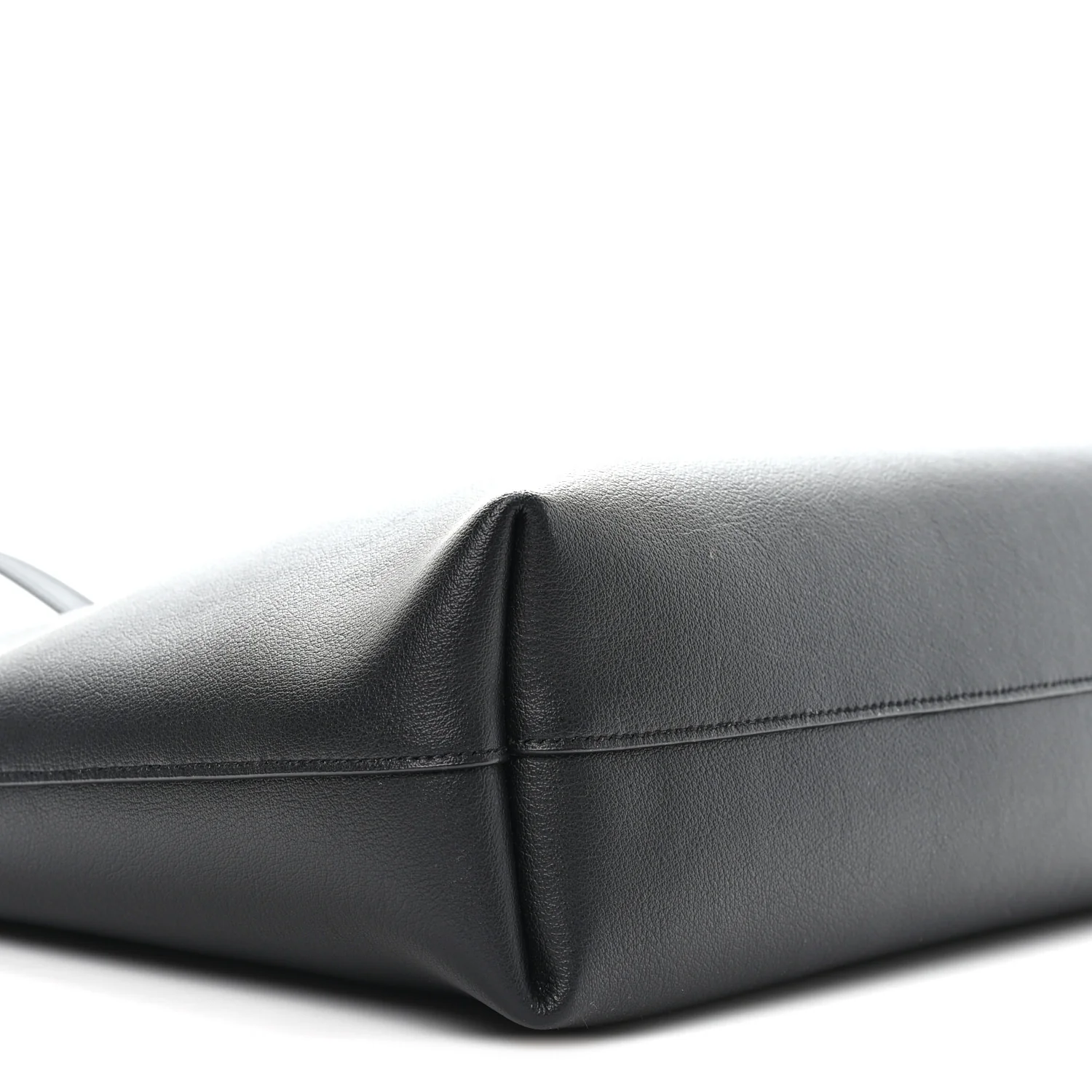 Calfskin North-South Shopping Tote Black - Image 10